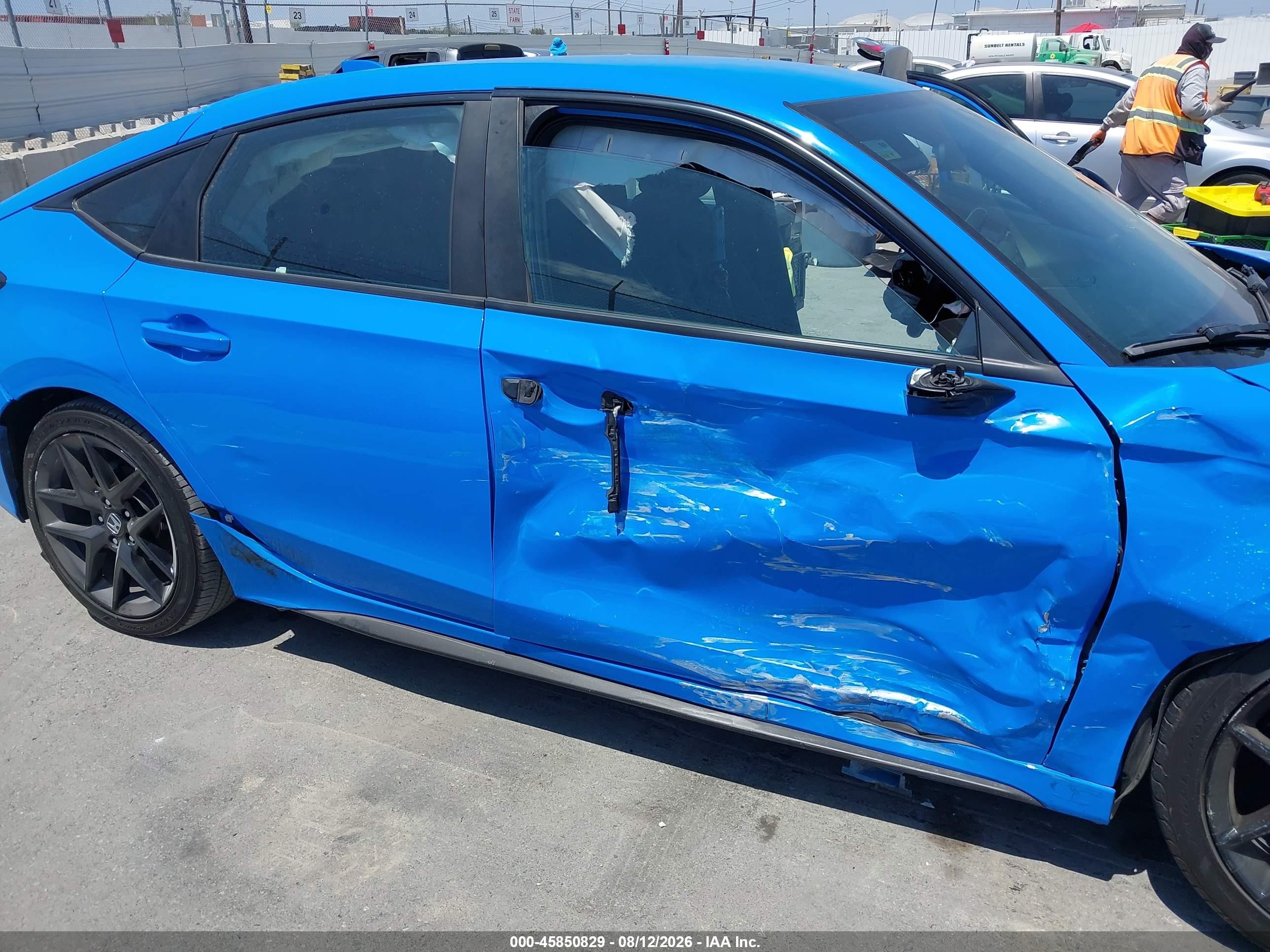 2024 Honda Civic Sport Blue vin: 19XFL2H8XRE035978