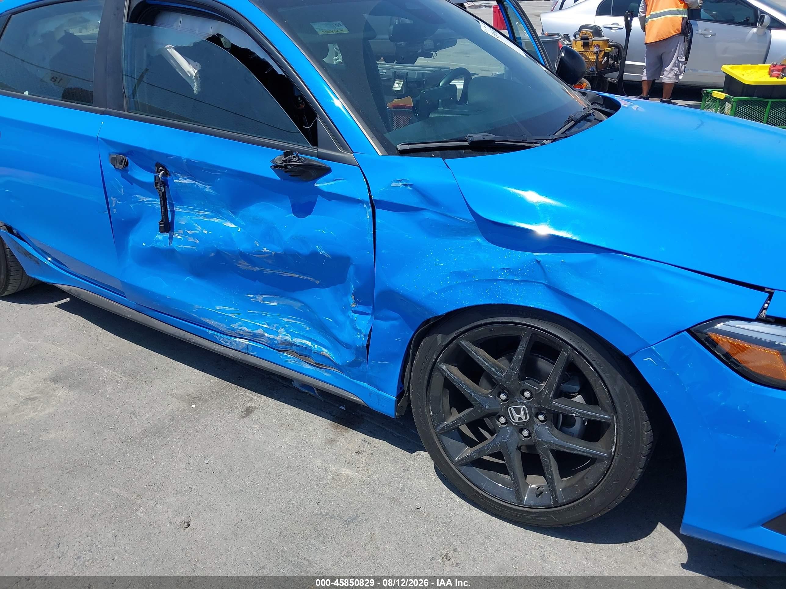 2024 Honda Civic Sport Blue vin: 19XFL2H8XRE035978