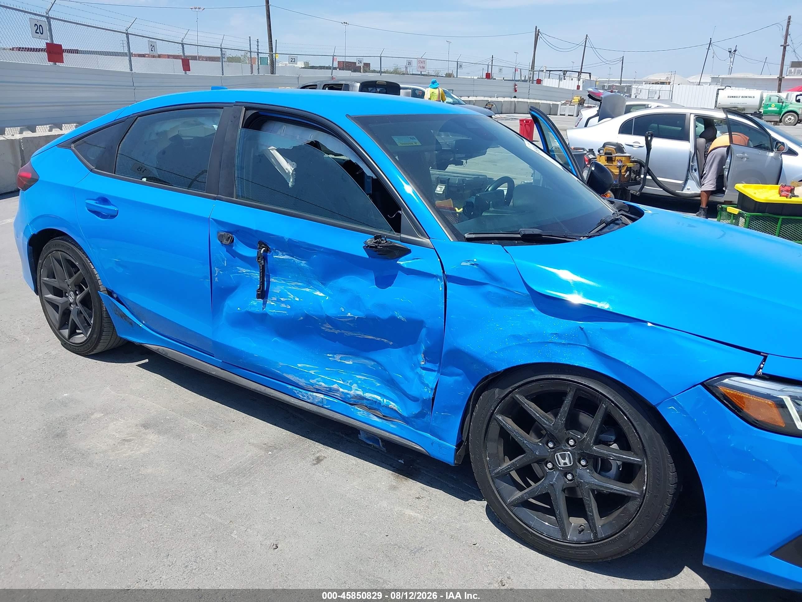 2024 Honda Civic Sport Blue vin: 19XFL2H8XRE035978