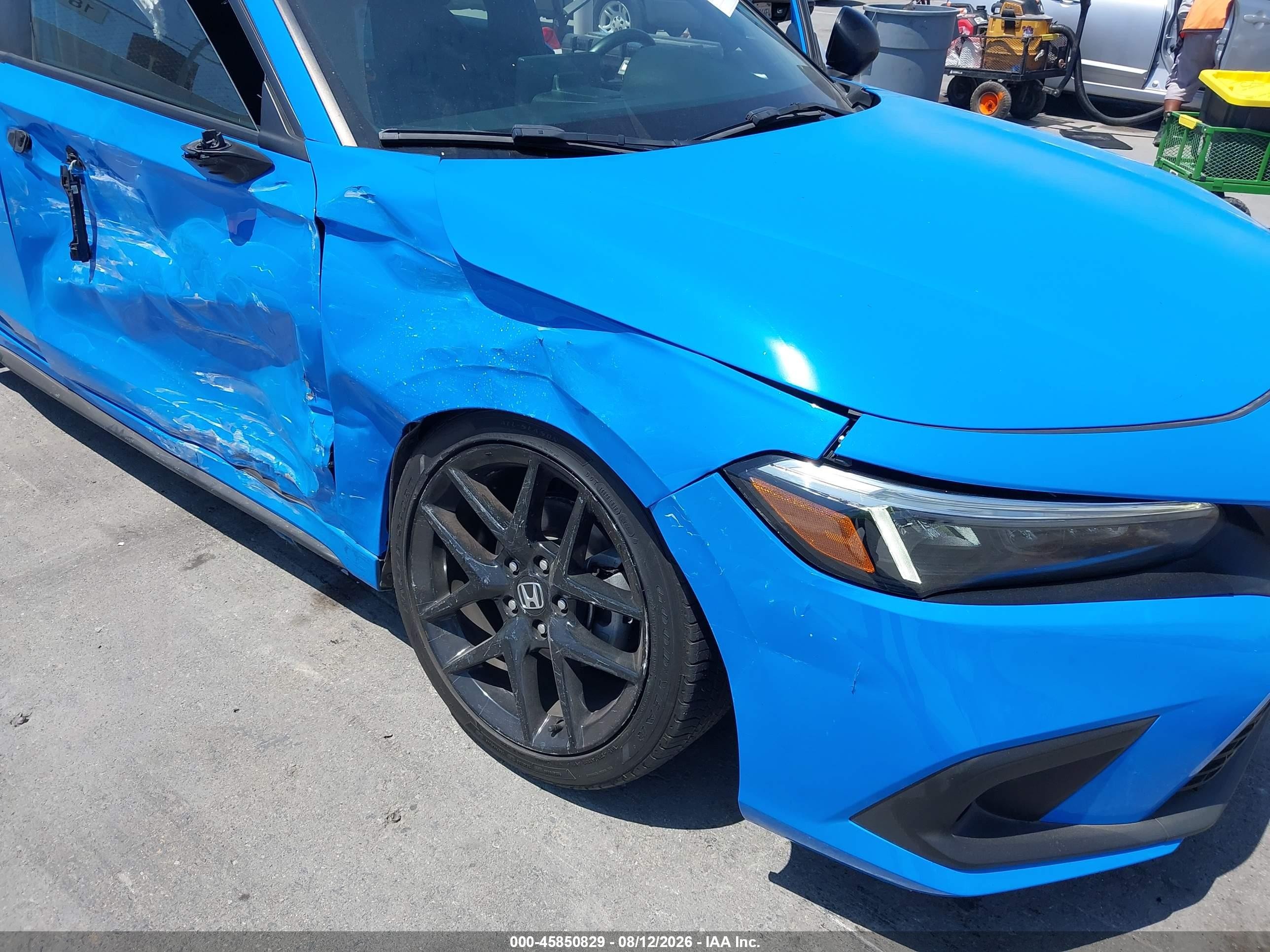 2024 Honda Civic Sport Blue vin: 19XFL2H8XRE035978