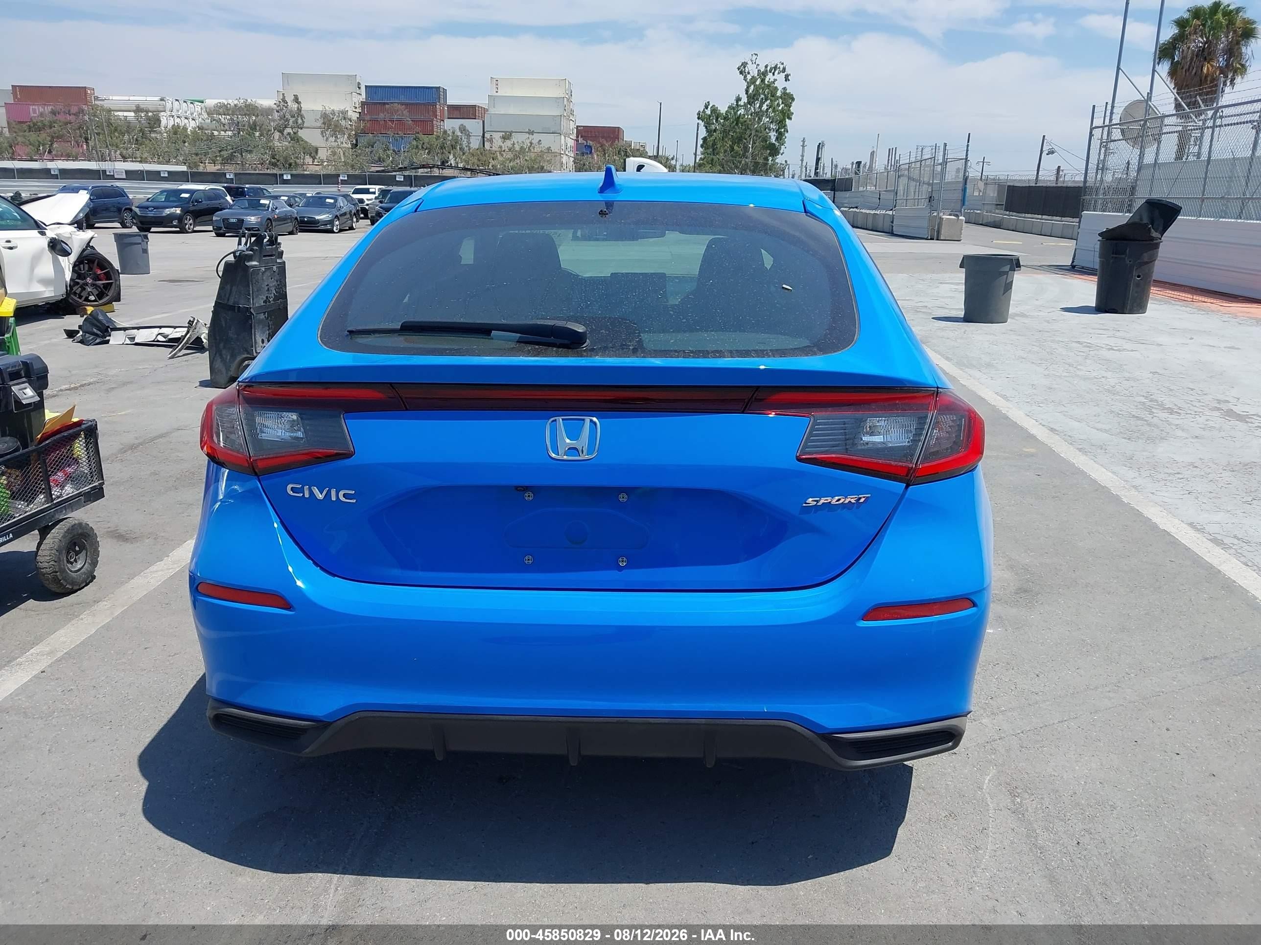 2024 Honda Civic Sport Blue vin: 19XFL2H8XRE035978
