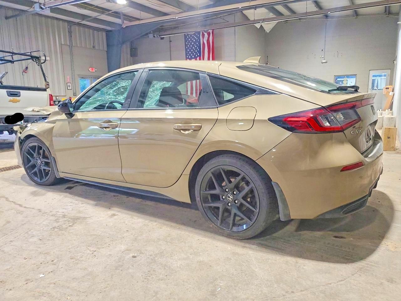 2025 Honda Civic Sport Tan vin: 19XFL2H8XSE008060