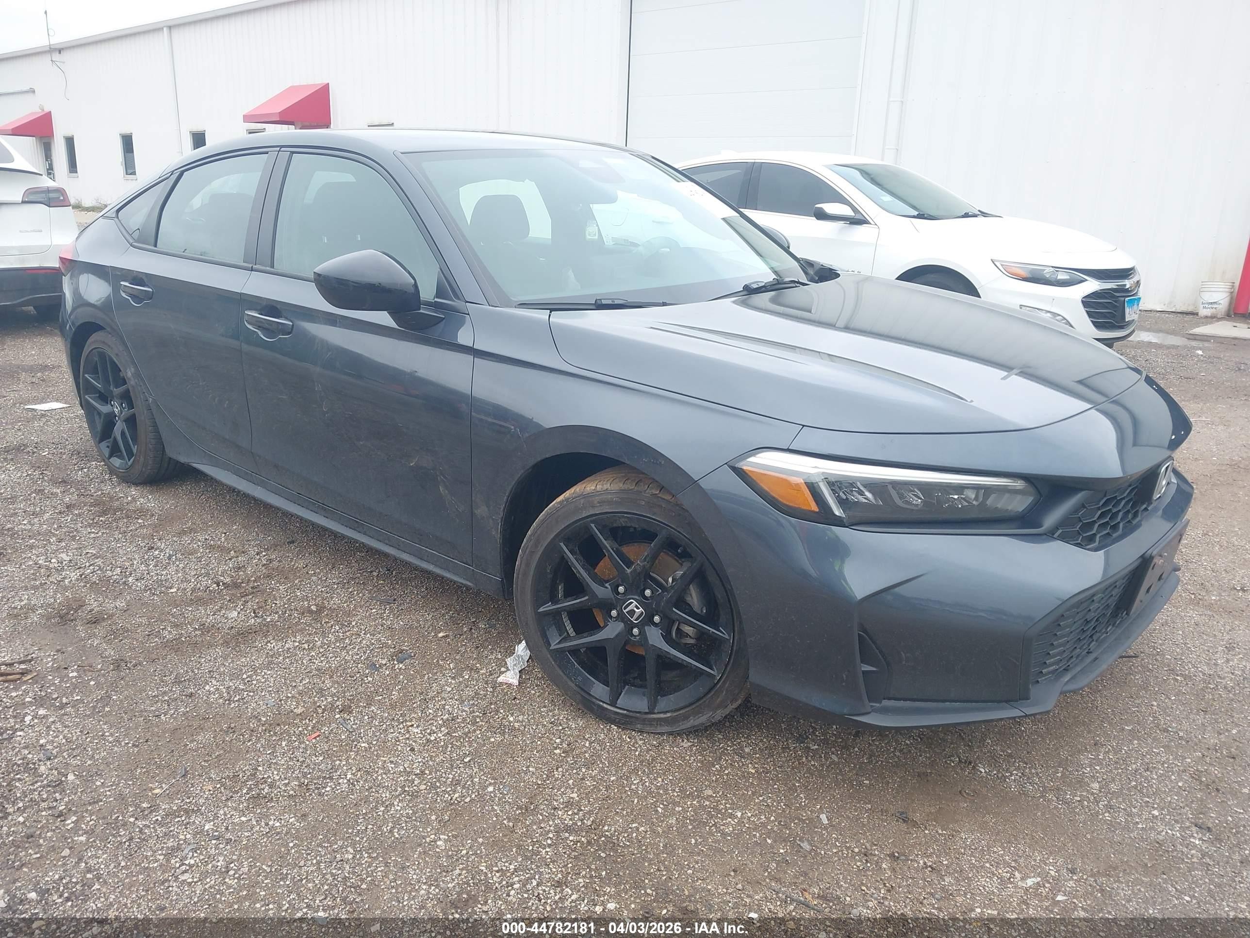 2025 Honda Civic Sedan Sport Серый vin: 19XFL2H8XSE032116