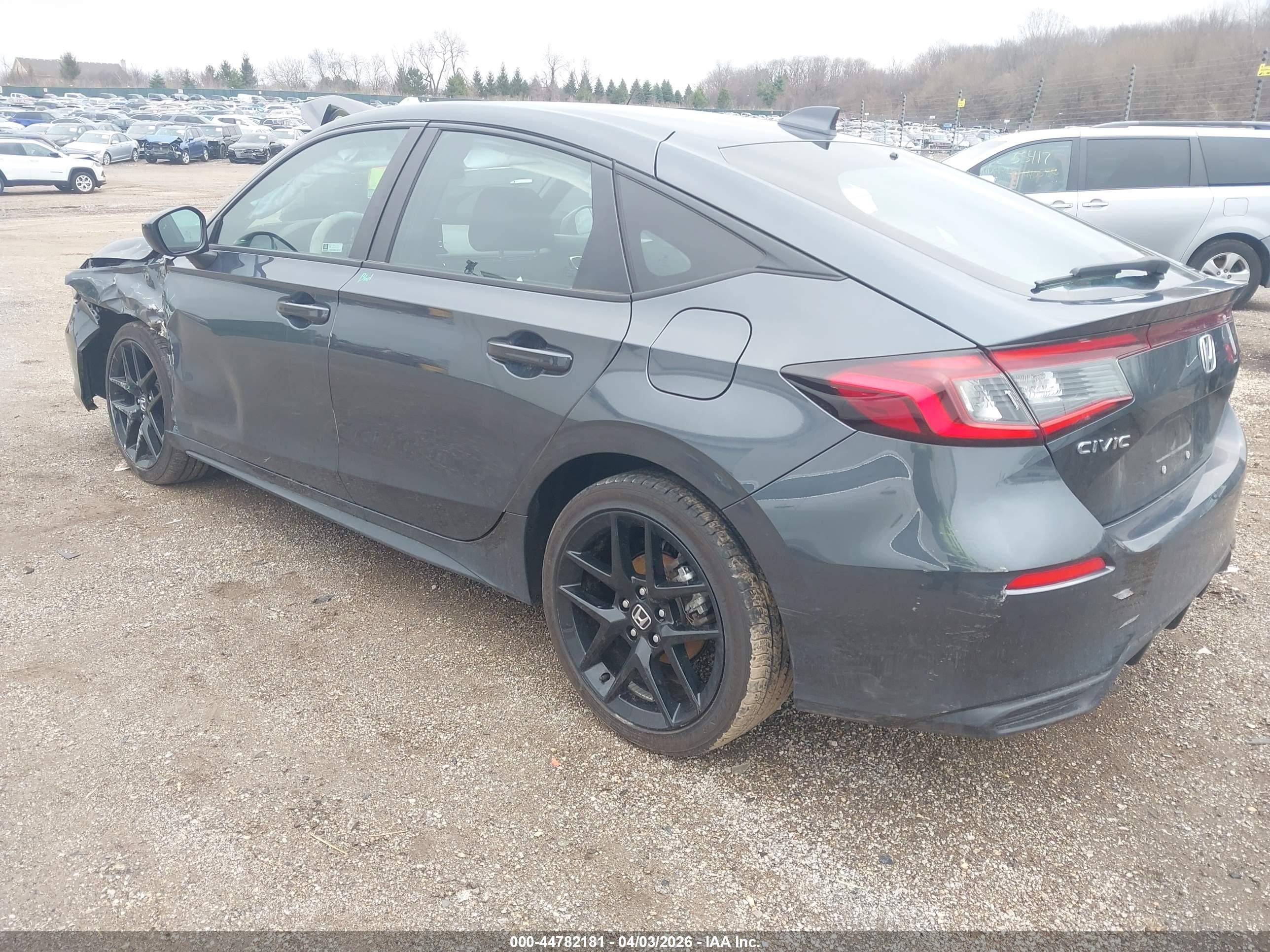 2025 Honda Civic Sedan Sport Серый vin: 19XFL2H8XSE032116