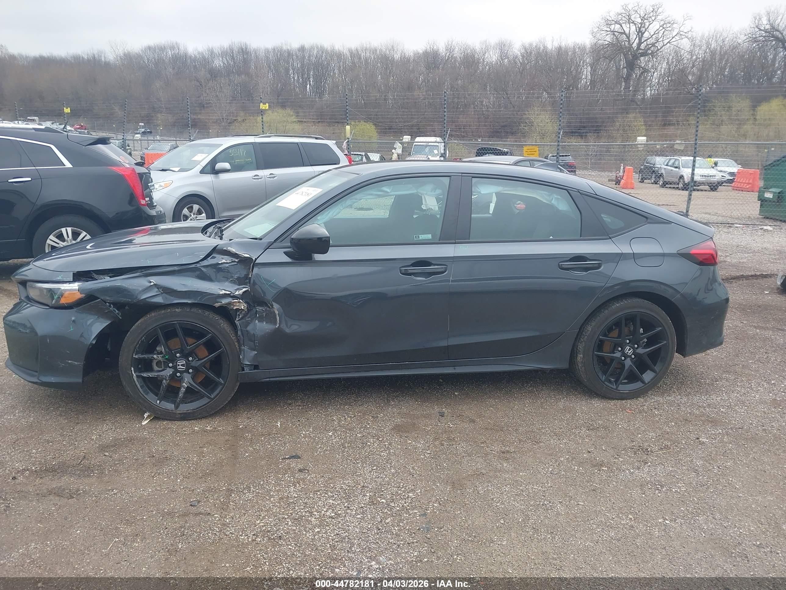 2025 Honda Civic Sedan Sport Серый vin: 19XFL2H8XSE032116