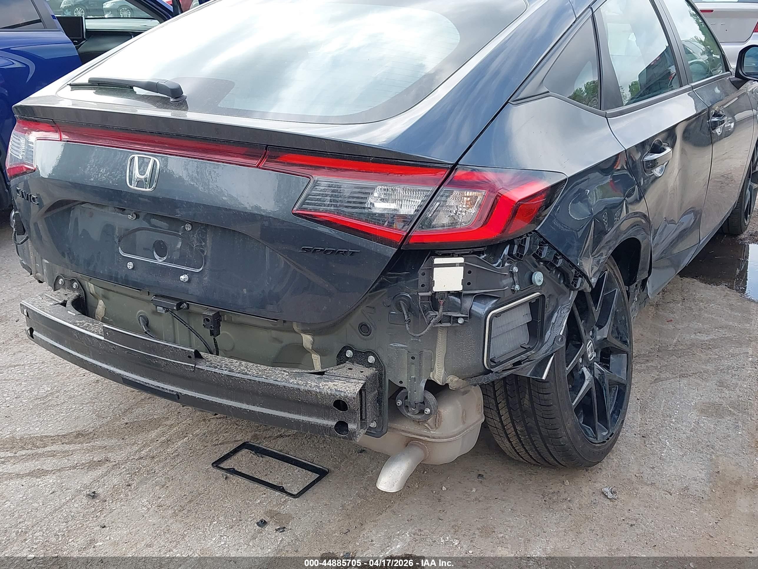 2026 Honda Civic Sport Синий vin: 19XFL2H8XTE002602