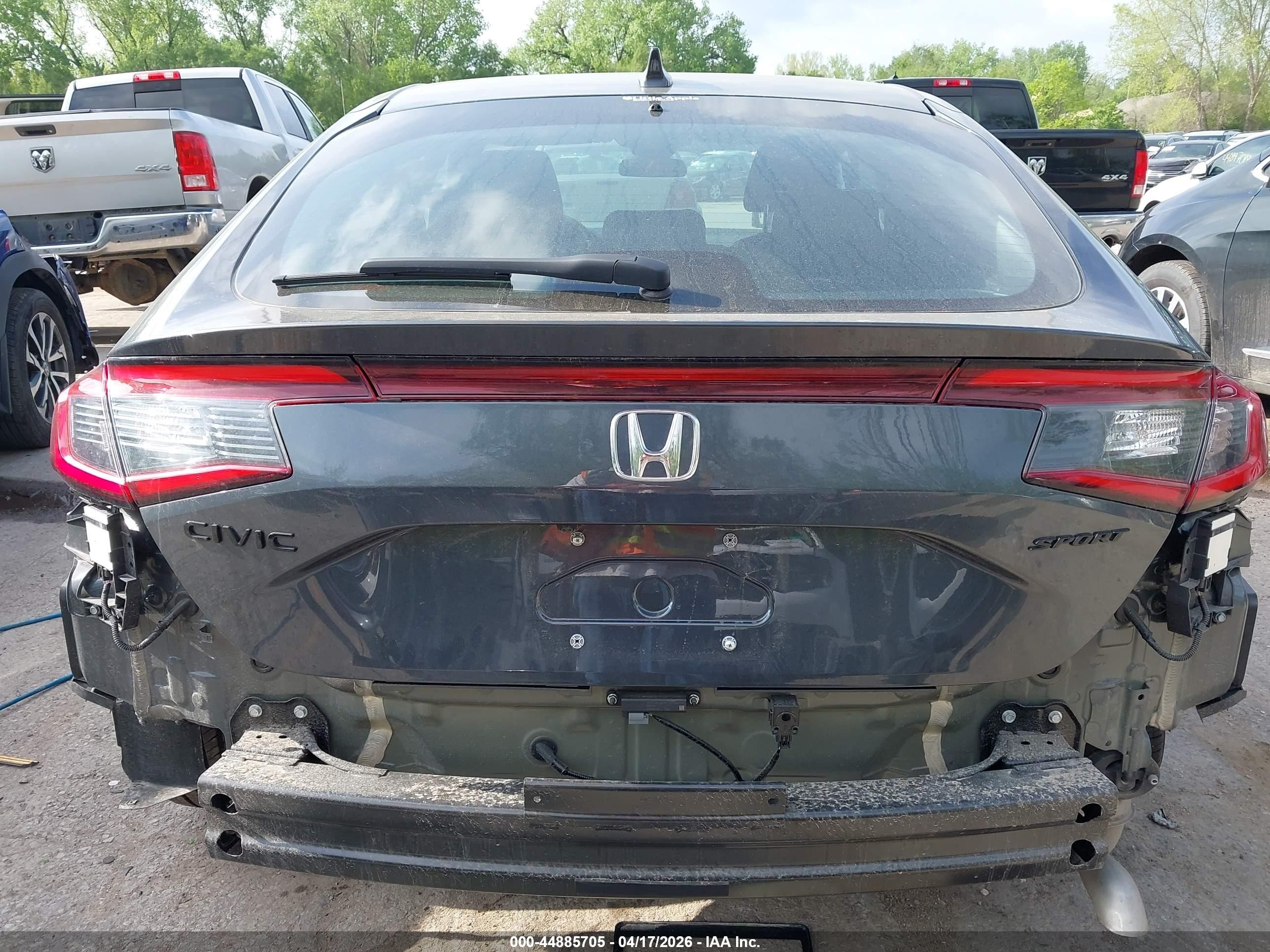 2026 Honda Civic Sport Синий vin: 19XFL2H8XTE002602