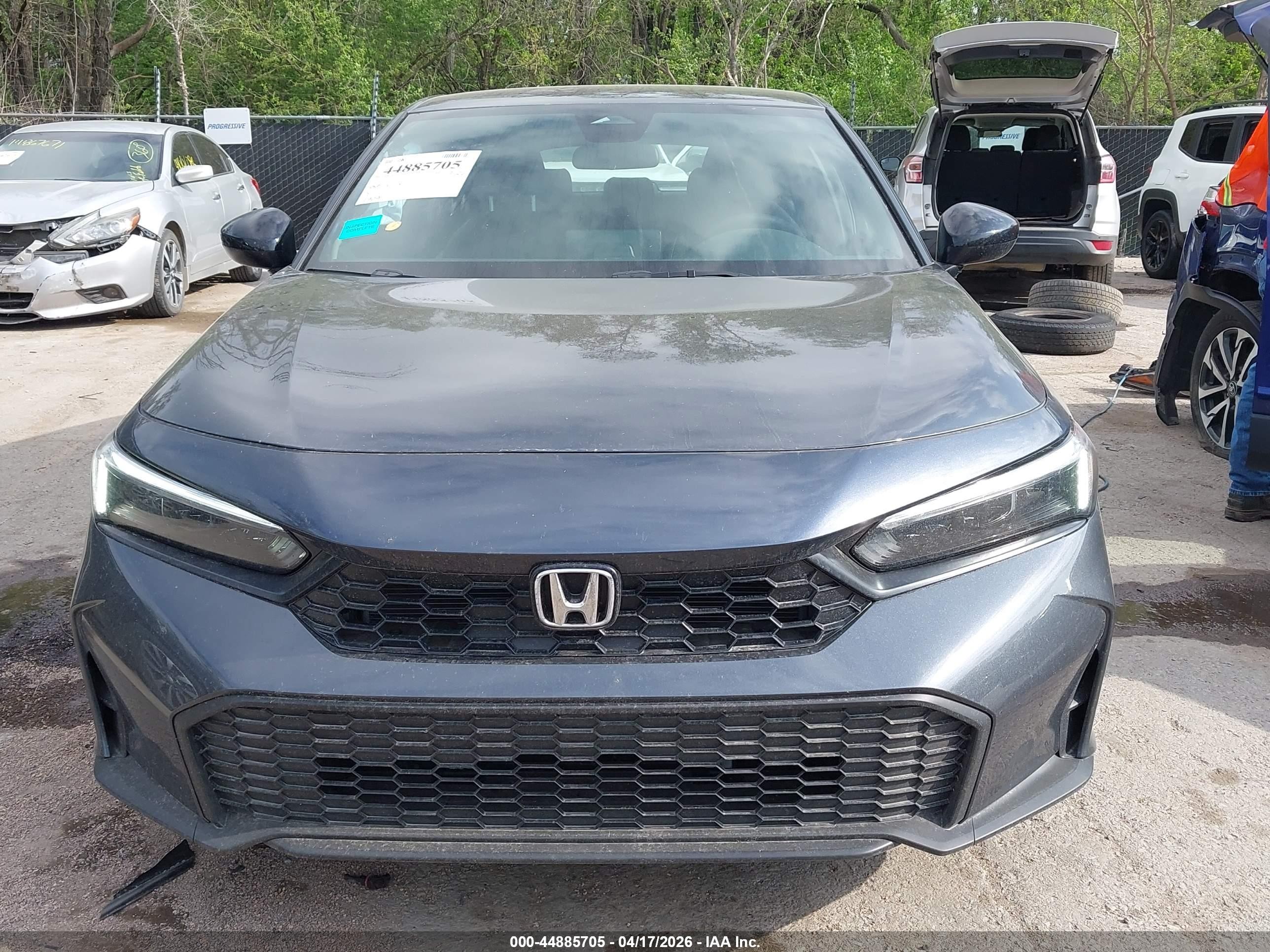 2026 Honda Civic Sport Синий vin: 19XFL2H8XTE002602