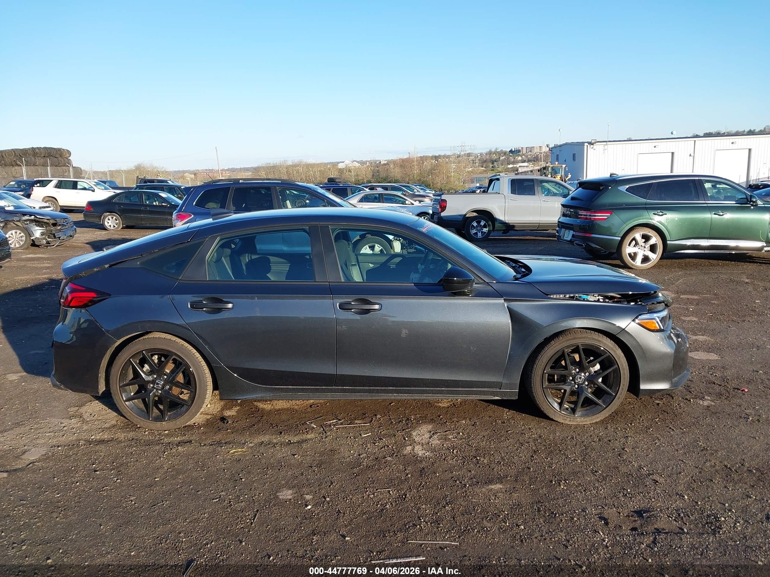 2026 Honda Civic Sport Gray vin: 19XFL2H8XTE003491