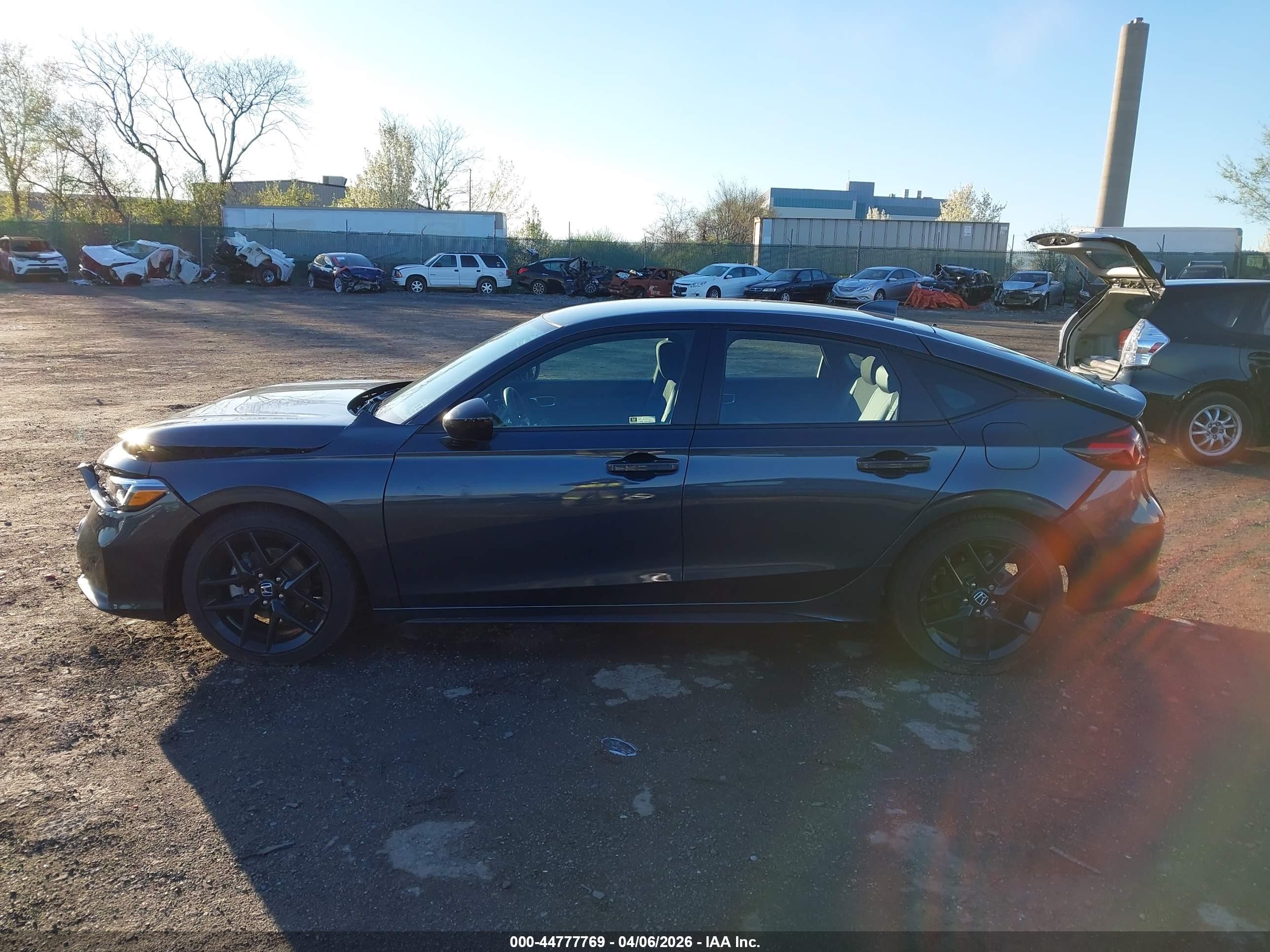 2026 Honda Civic Sport Gray vin: 19XFL2H8XTE003491