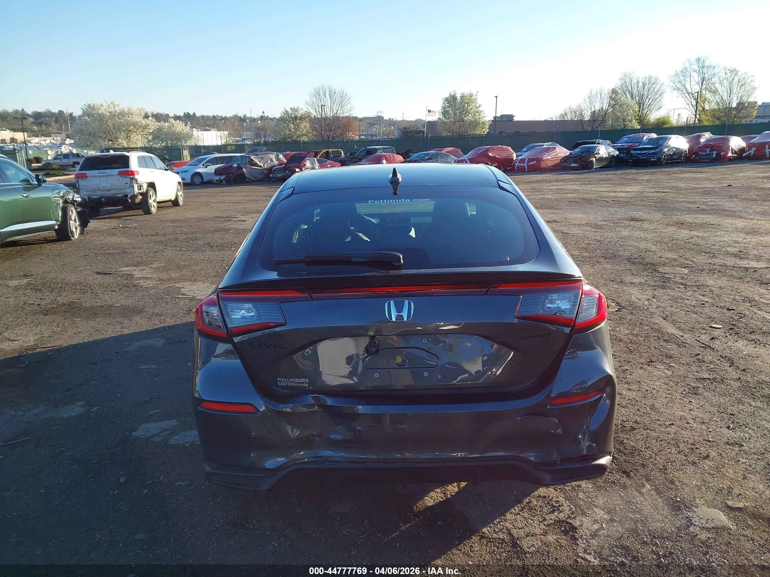 2026 Honda Civic Sport Gray vin: 19XFL2H8XTE003491