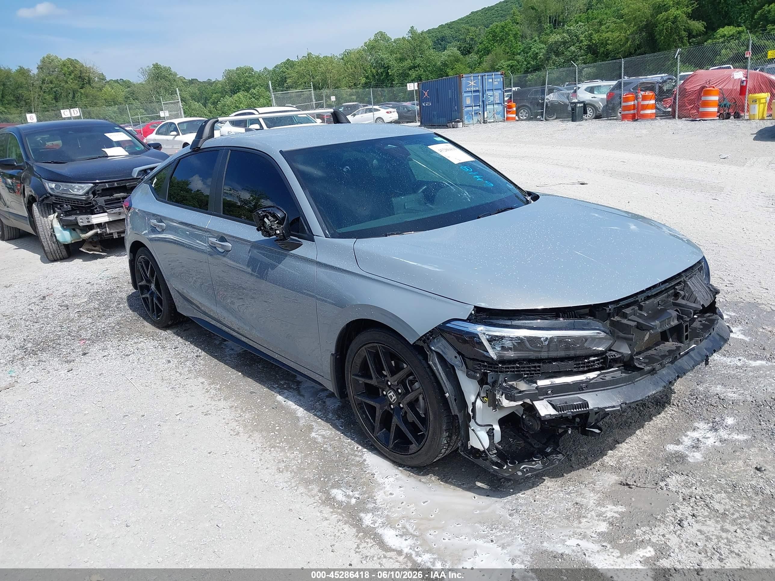 2026 Honda Civic Sport Gray vin: 19XFL2H8XTE005161