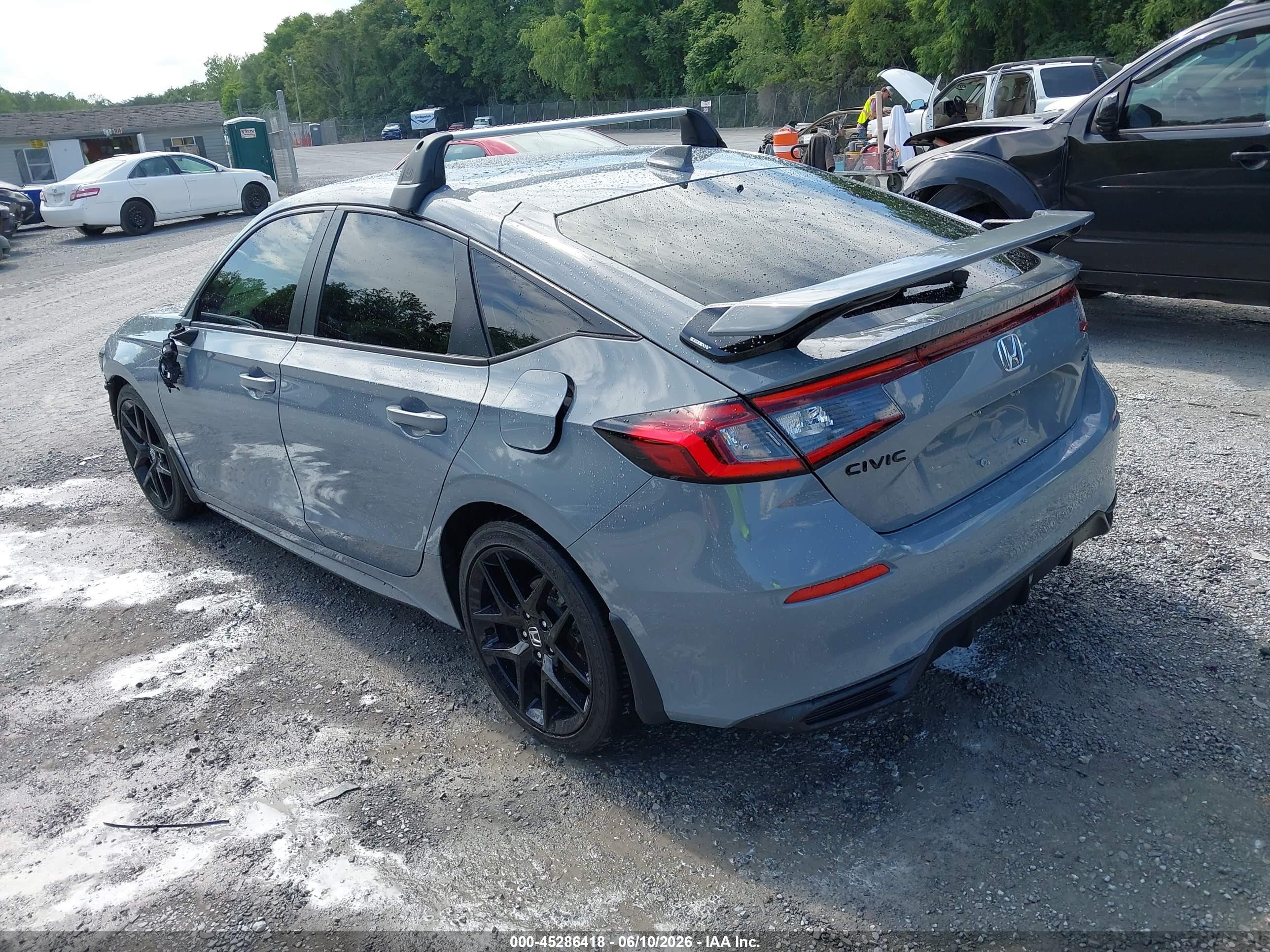2026 Honda Civic Sport Gray vin: 19XFL2H8XTE005161