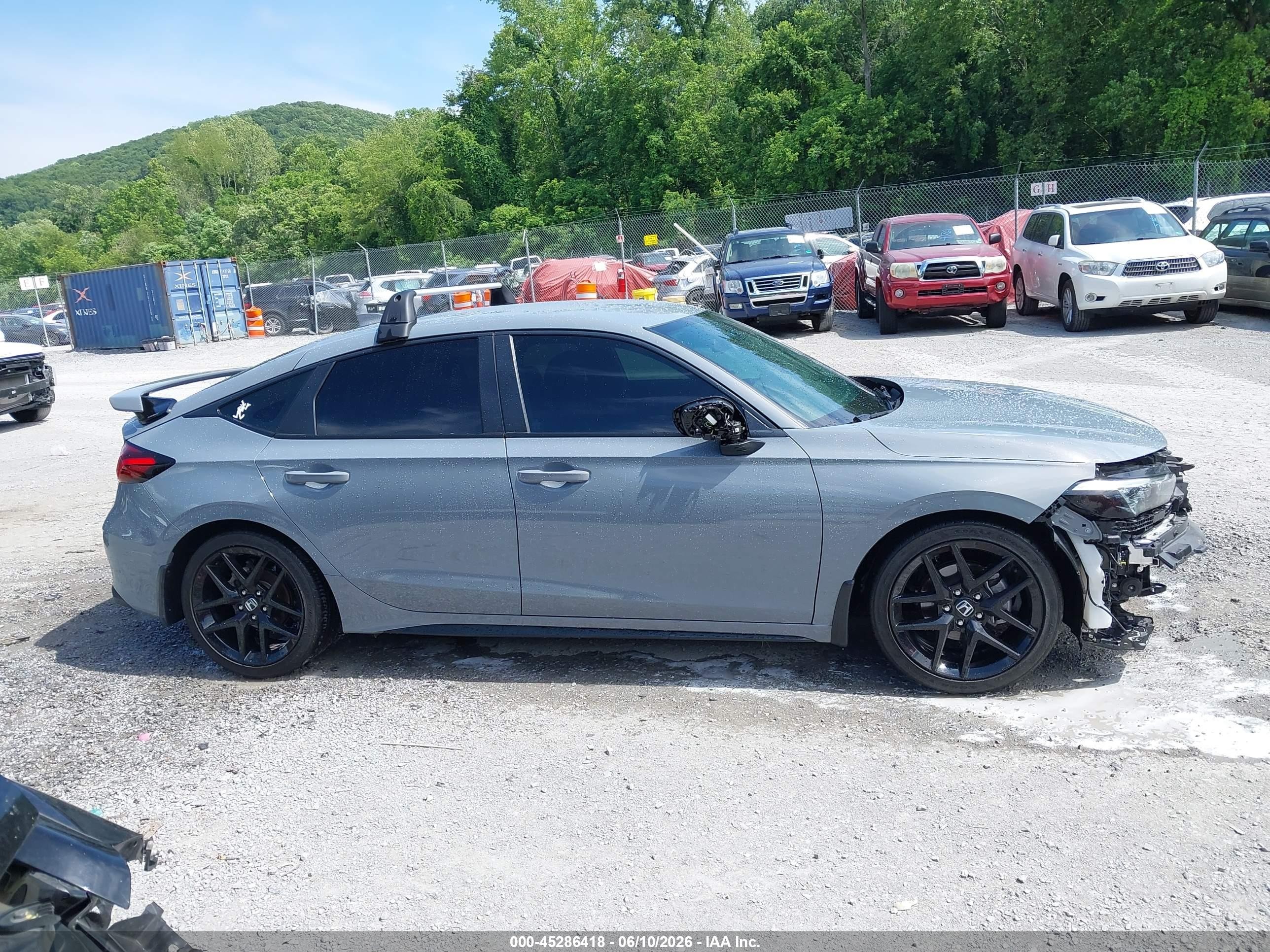 2026 Honda Civic Sport Gray vin: 19XFL2H8XTE005161