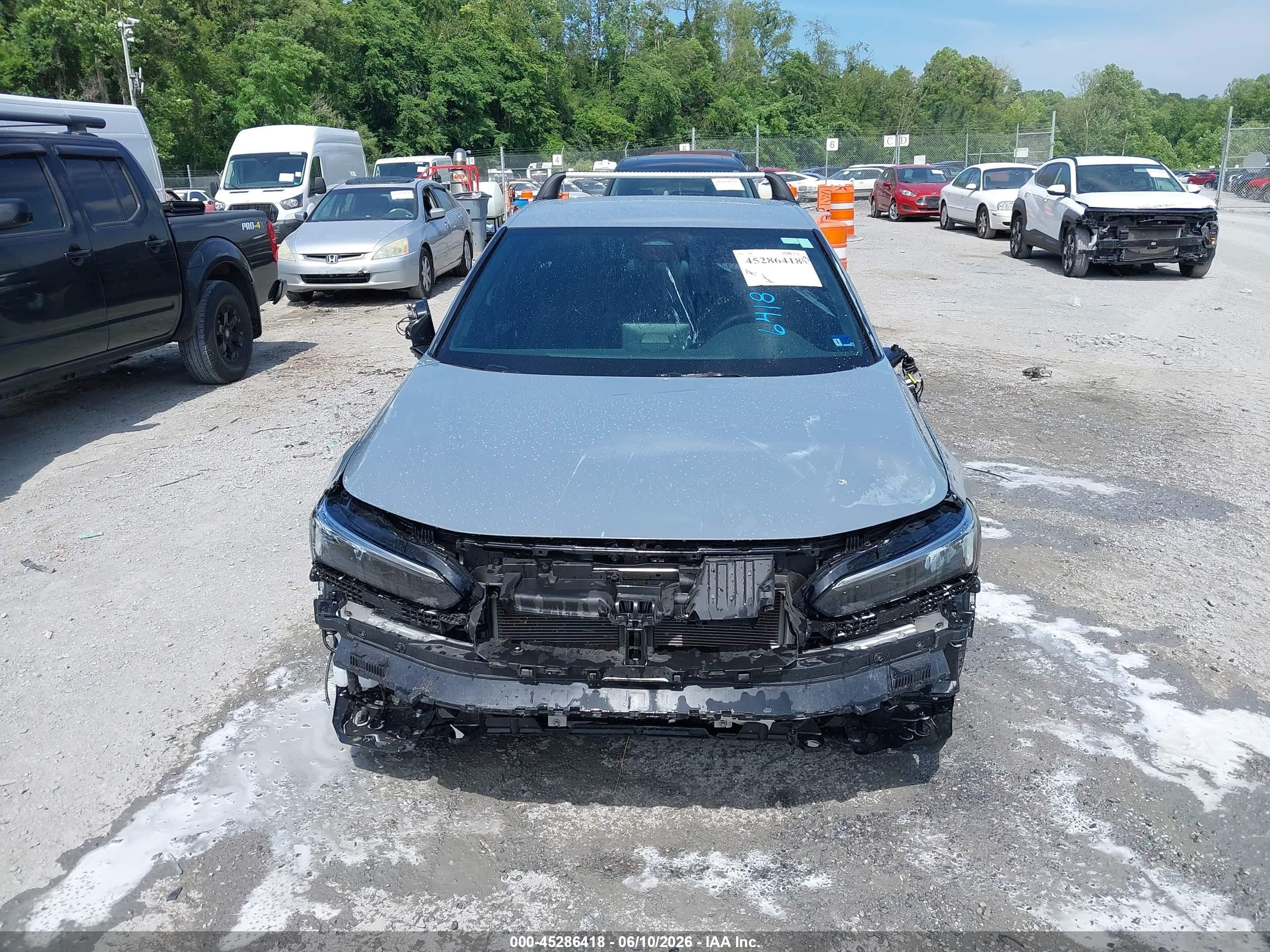 2026 Honda Civic Sport Gray vin: 19XFL2H8XTE005161