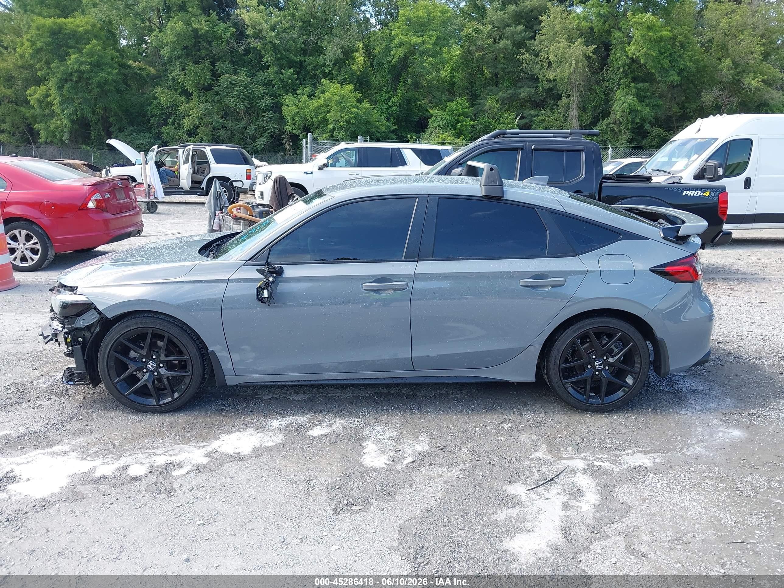 2026 Honda Civic Sport Gray vin: 19XFL2H8XTE005161