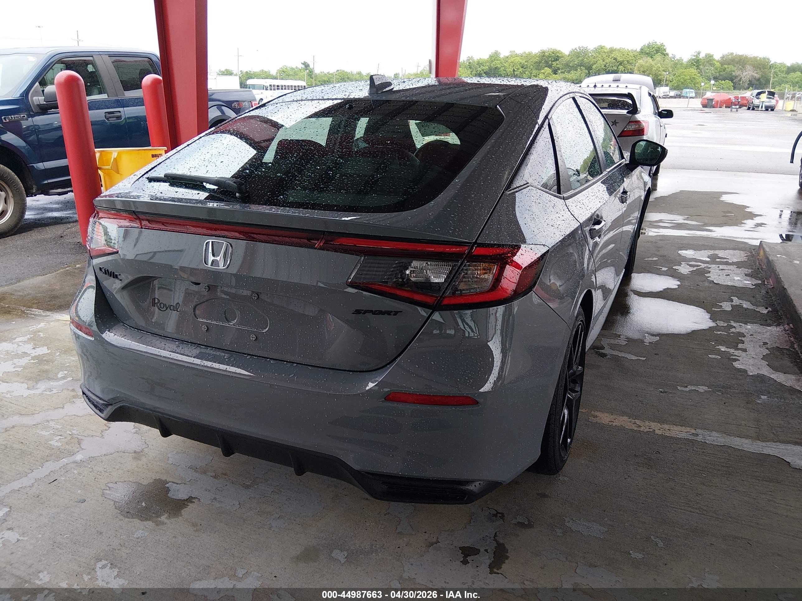 2026 Honda Civic Sport Серый vin: 19XFL2H8XTE005368