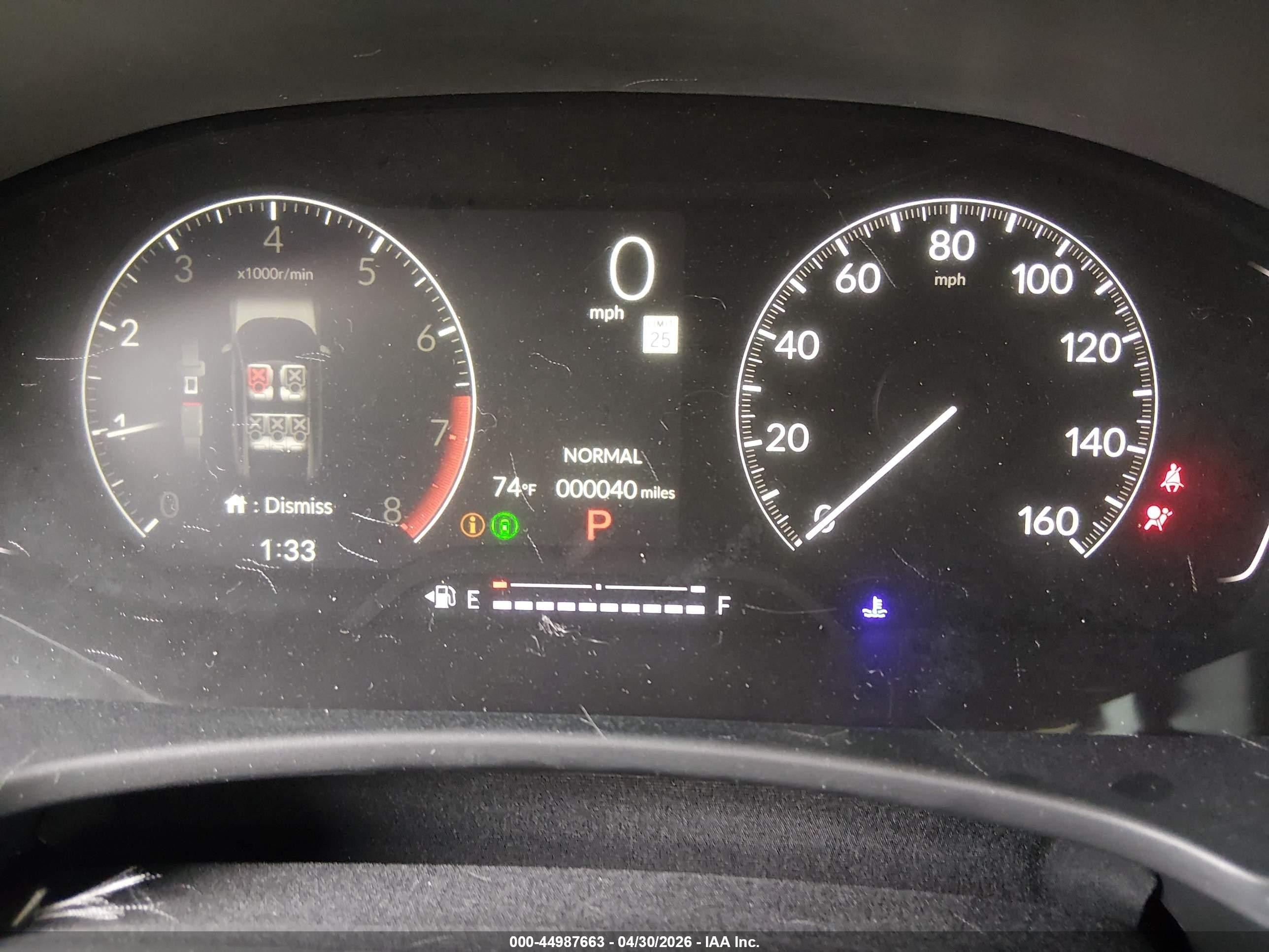 2026 Honda Civic Sport Серый vin: 19XFL2H8XTE005368