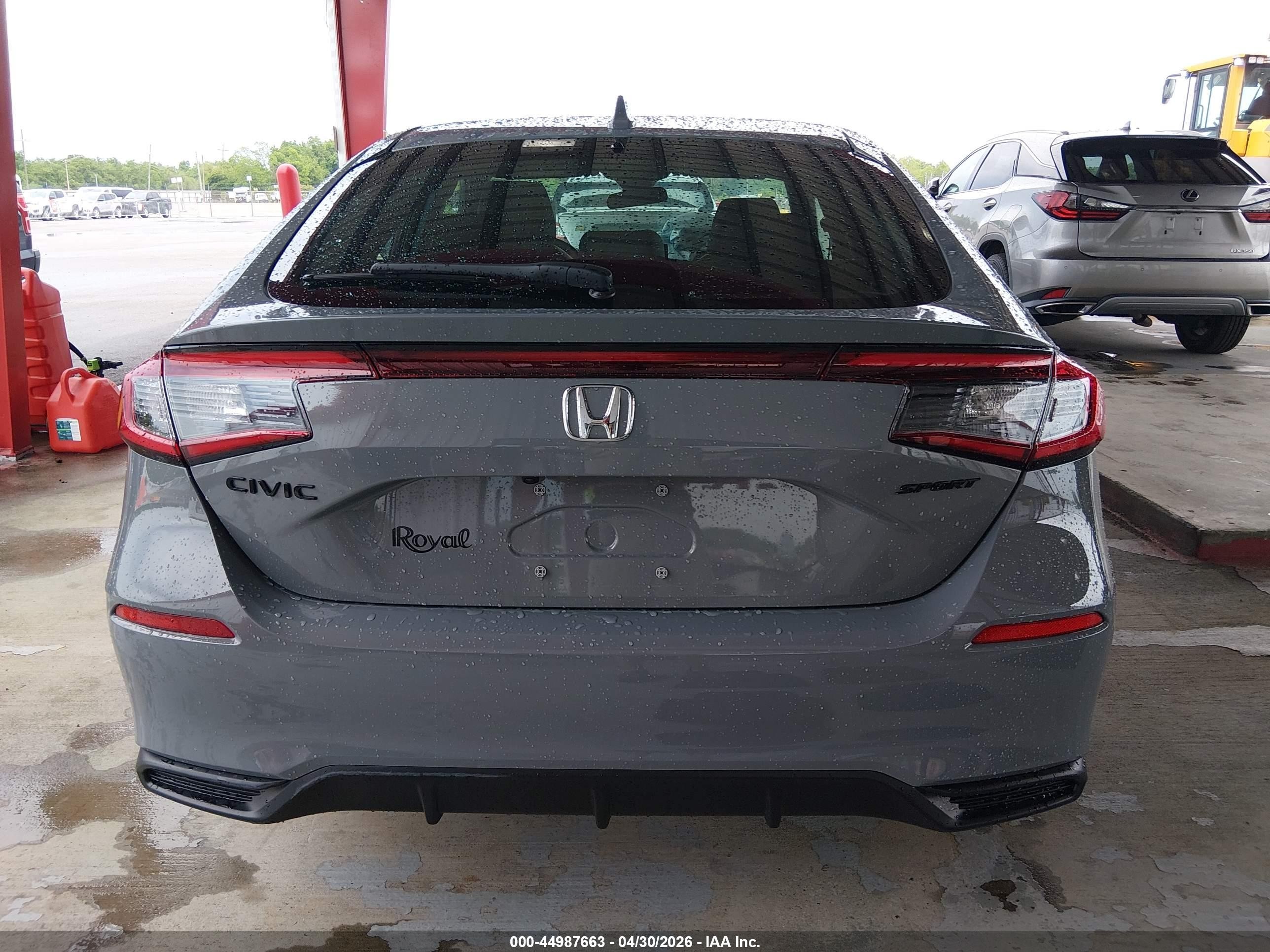 2026 Honda Civic Sport Серый vin: 19XFL2H8XTE005368