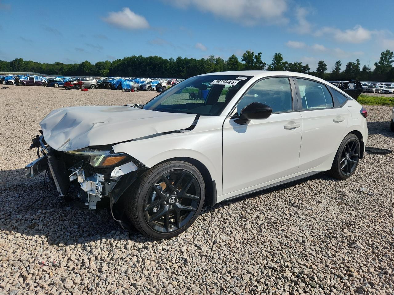 2026 Honda Civic Sport White vin: 19XFL2H8XTE013535