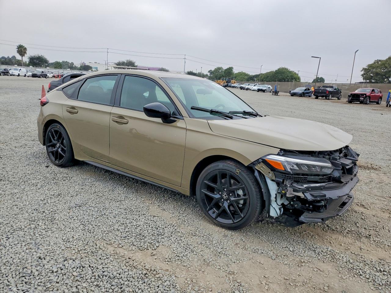 2026 Honda Civic Sport Tan vin: 19XFL4H86TE006271