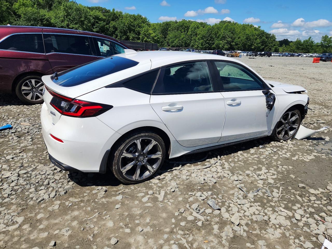 2025 Honda Civic Sport Touring White vin: 19XFL4H95SE004129