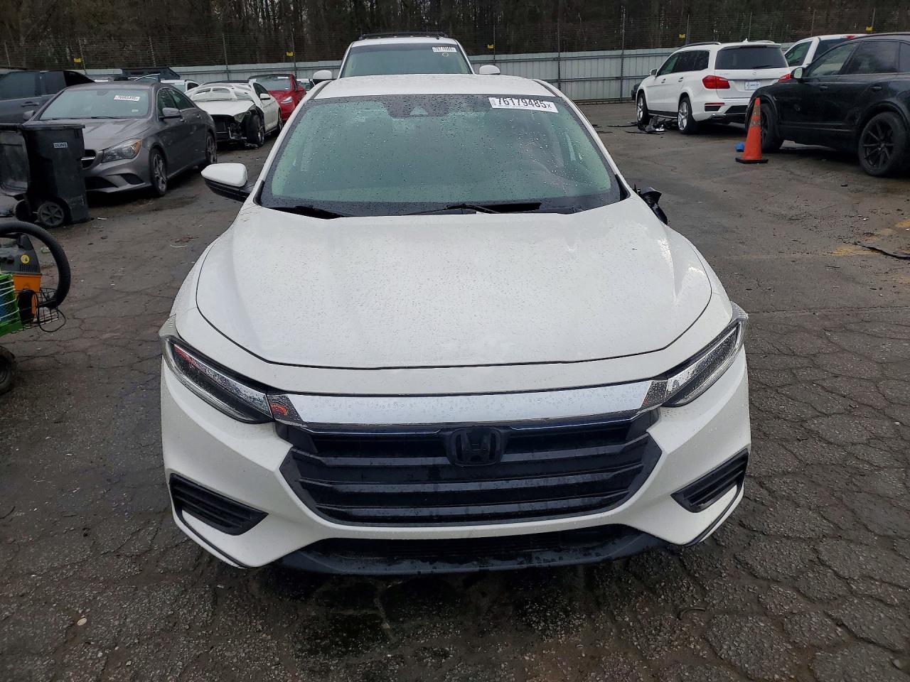 2019 Honda Insight Lx White vin: 19XZE4F16KE026239