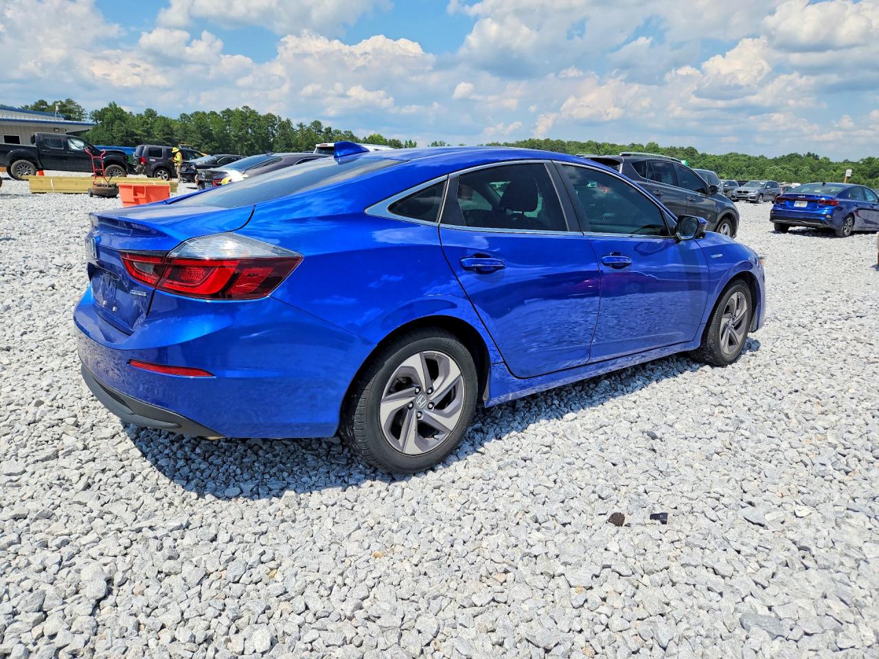 2020 Honda Insight Ex Blue vin: 19XZE4F50LE005214