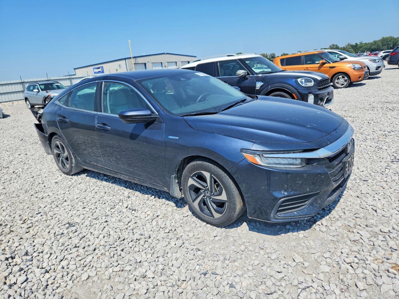 2022 Honda Insight Ex Blue vin: 19XZE4F50NE000341