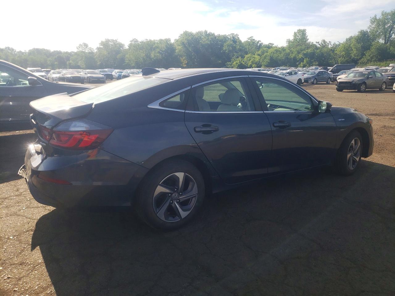 2020 Honda Insight Ex Blue vin: 19XZE4F52LE000628