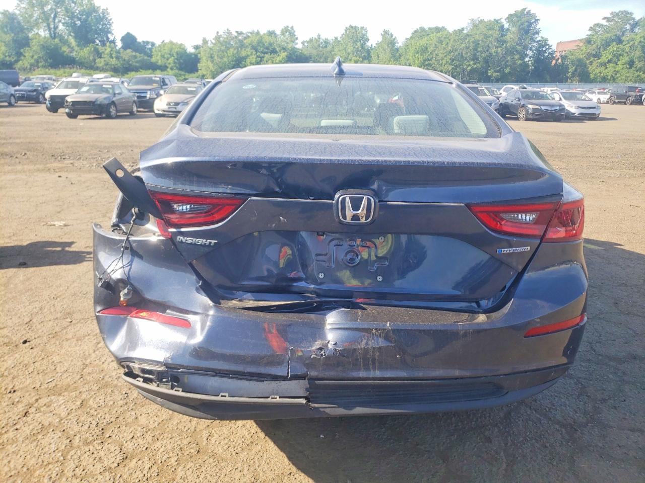 2020 Honda Insight Ex Blue vin: 19XZE4F52LE000628