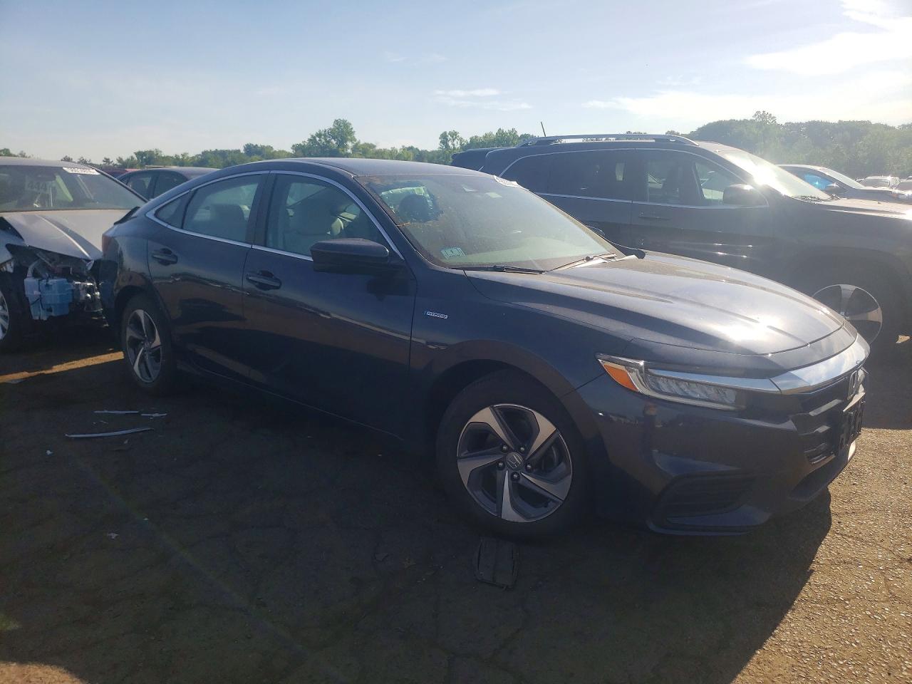 2020 Honda Insight Ex Blue vin: 19XZE4F52LE000628