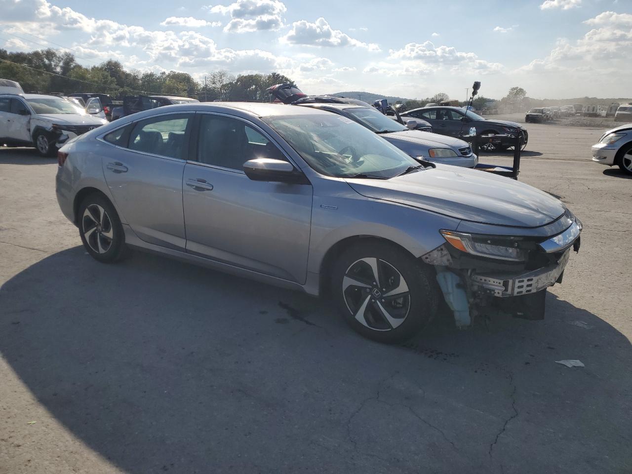 2022 Honda Insight Ex Silver vin: 19XZE4F52NE017402