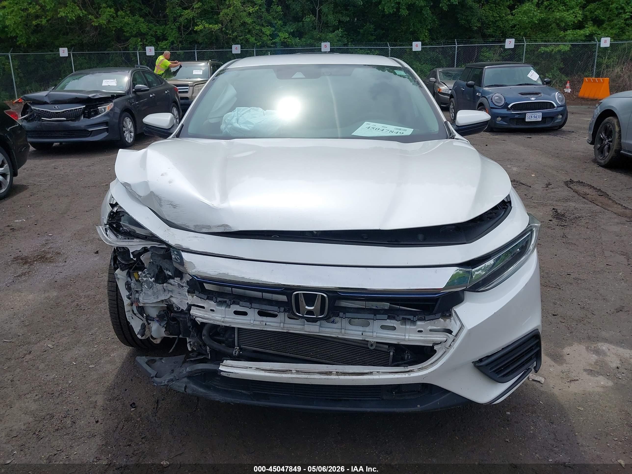 2020 Honda Insight Ex White vin: 19XZE4F53LE011248