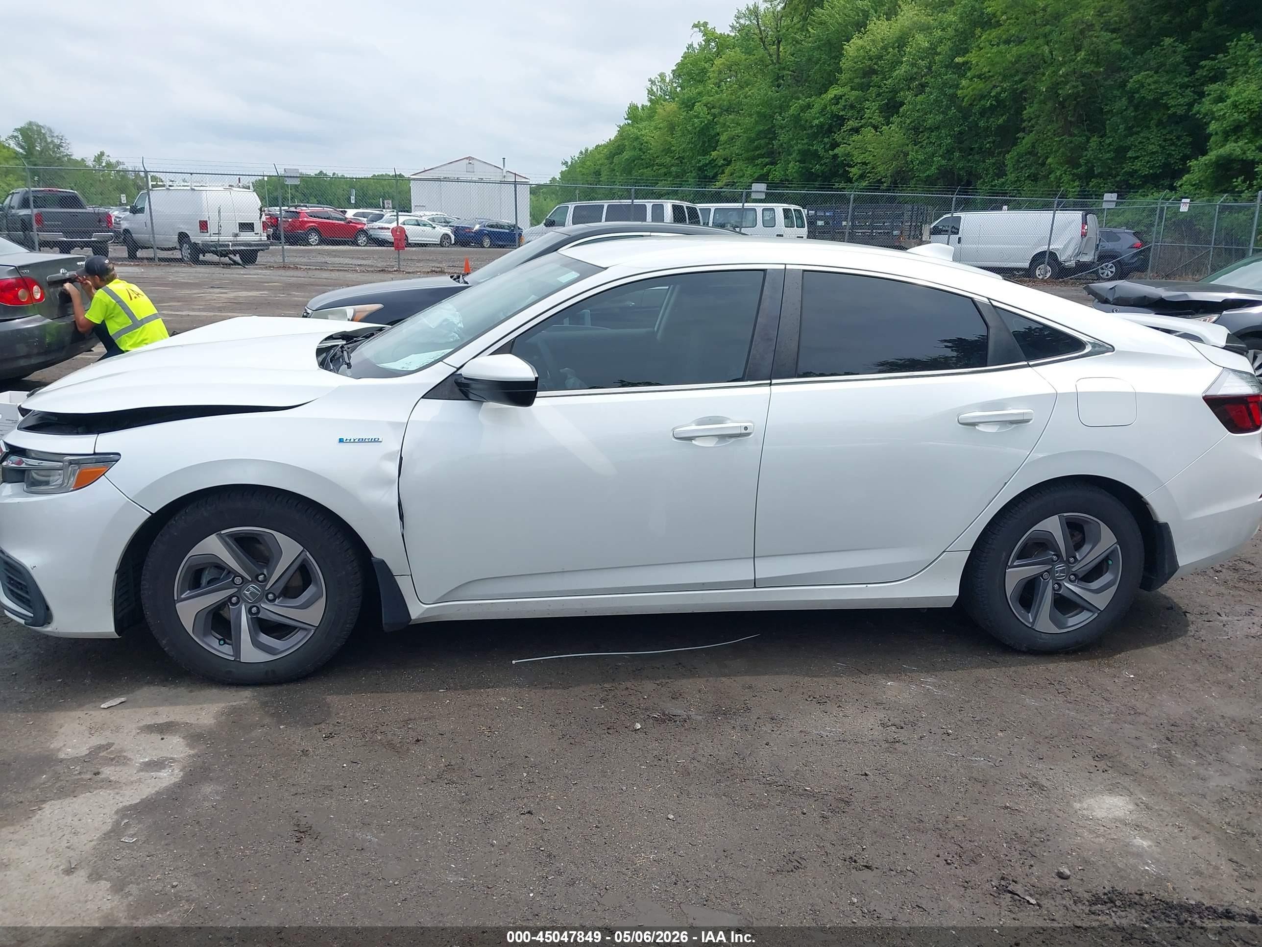 2020 Honda Insight Ex White vin: 19XZE4F53LE011248