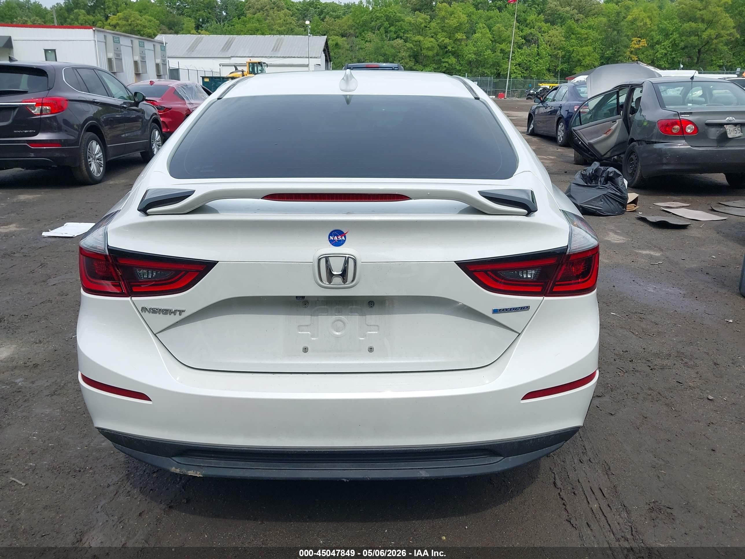 2020 Honda Insight Ex White vin: 19XZE4F53LE011248