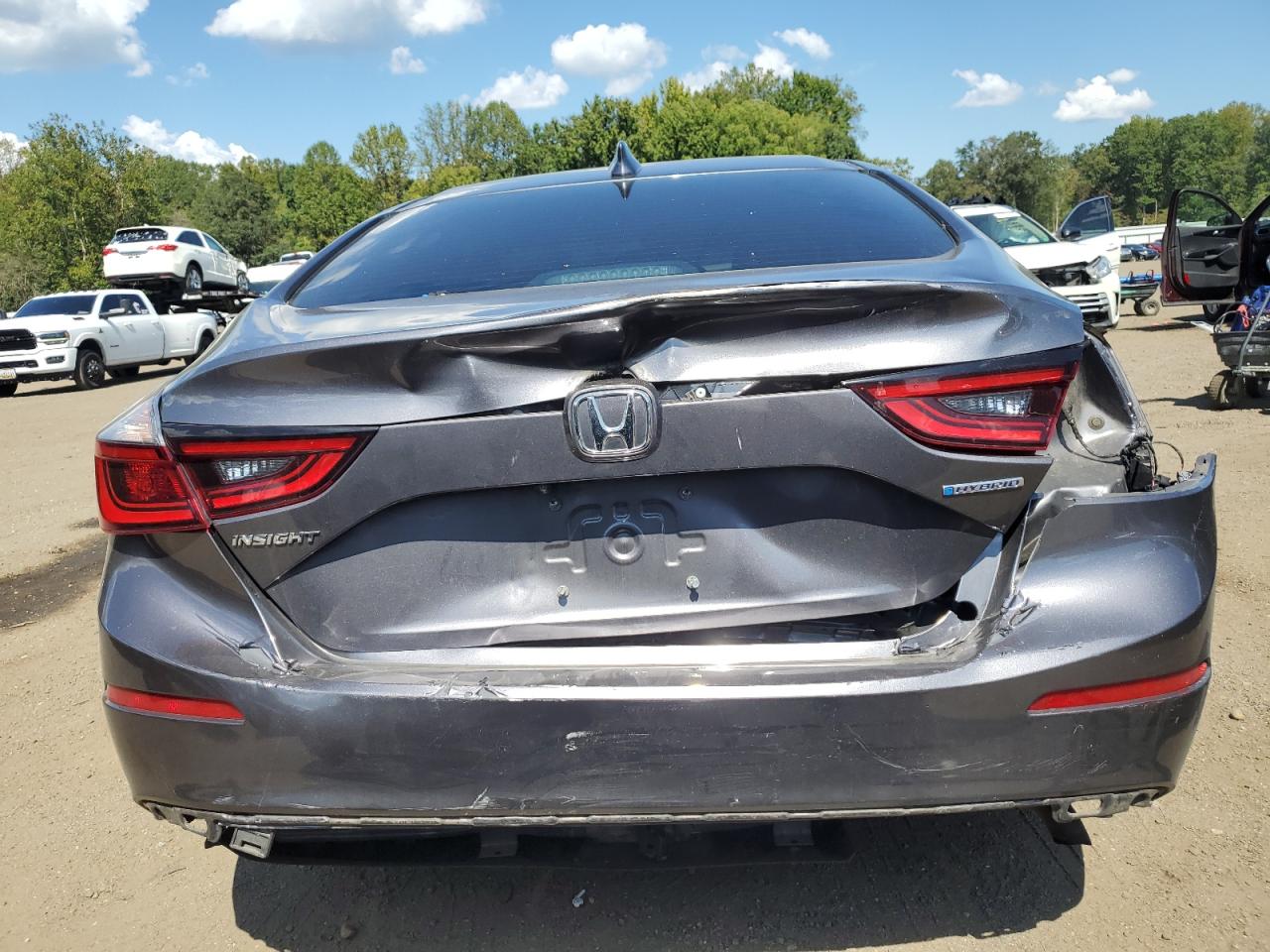 2021 Honda Insight Ex Серый vin: 19XZE4F53ME010456
