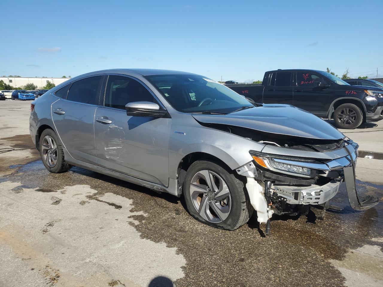 2020 Honda Insight Ex Silver vin: 19XZE4F54LE003188