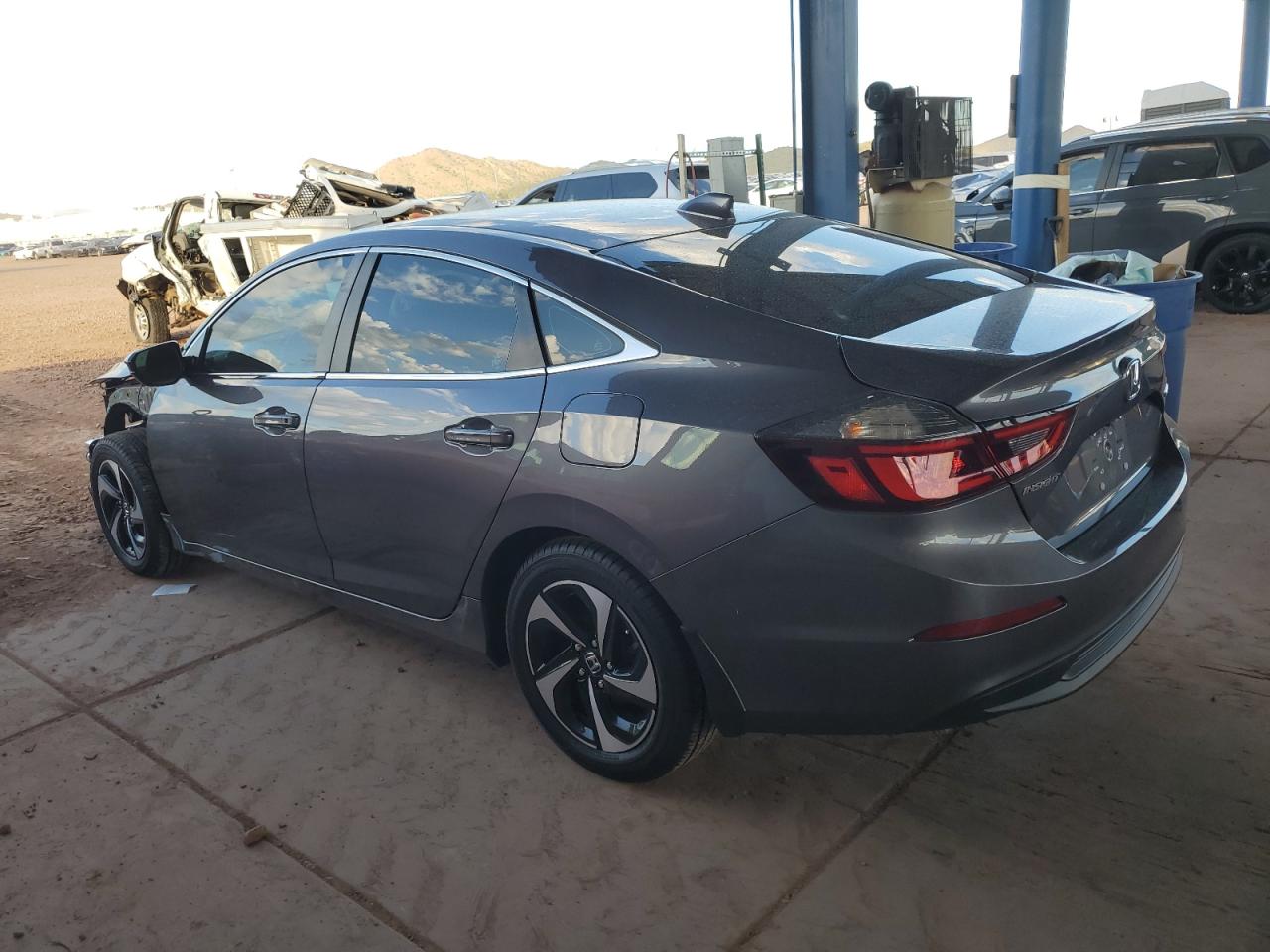 2021 Honda Insight Ex Gray vin: 19XZE4F55ME000401