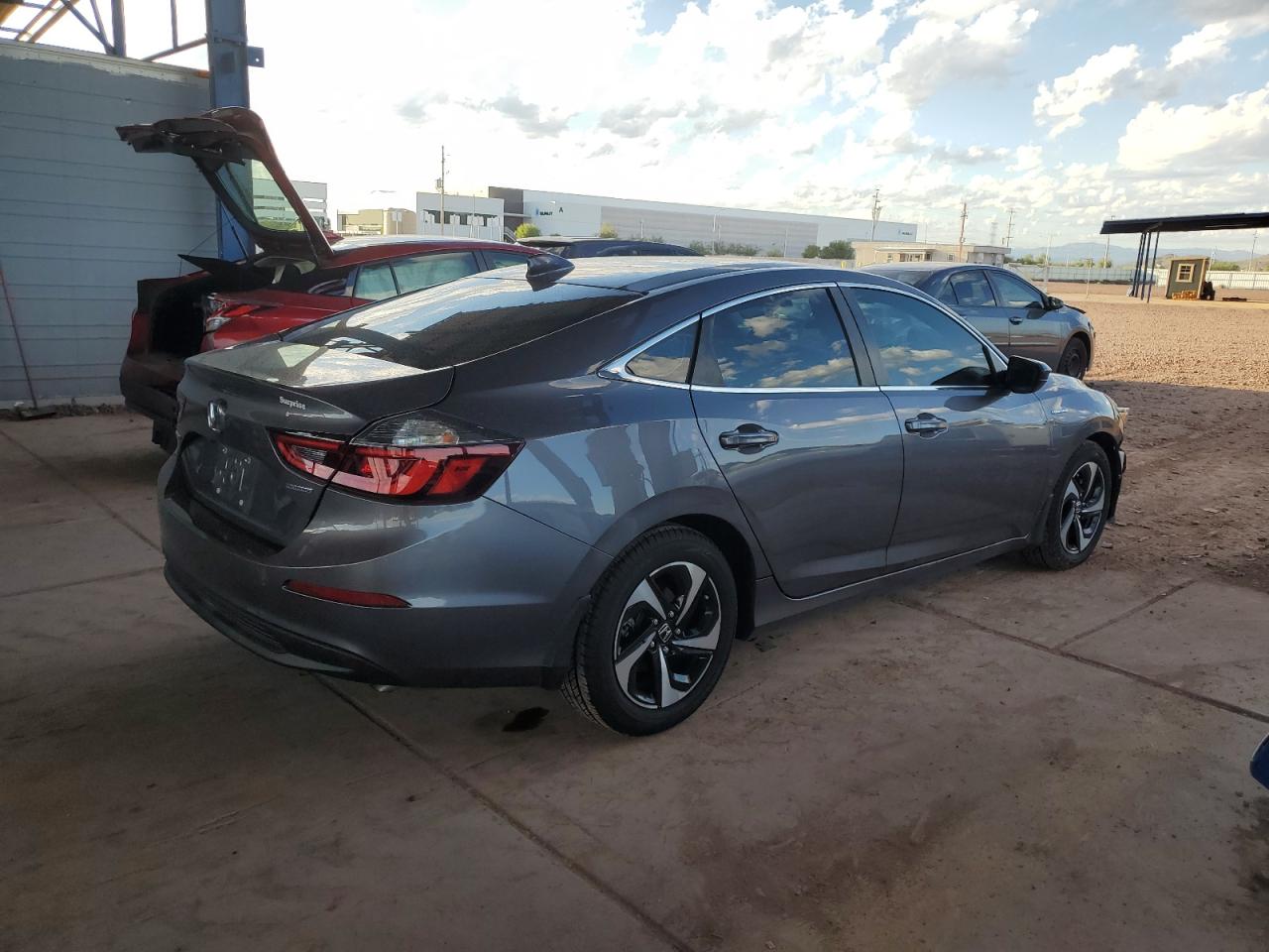 2021 Honda Insight Ex Gray vin: 19XZE4F55ME000401