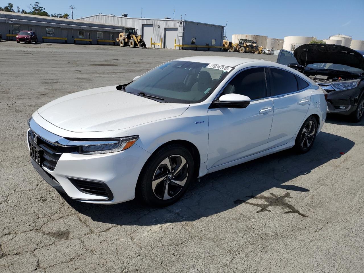 2021 Honda Insight Ex Белый vin: 19XZE4F55ME007056
