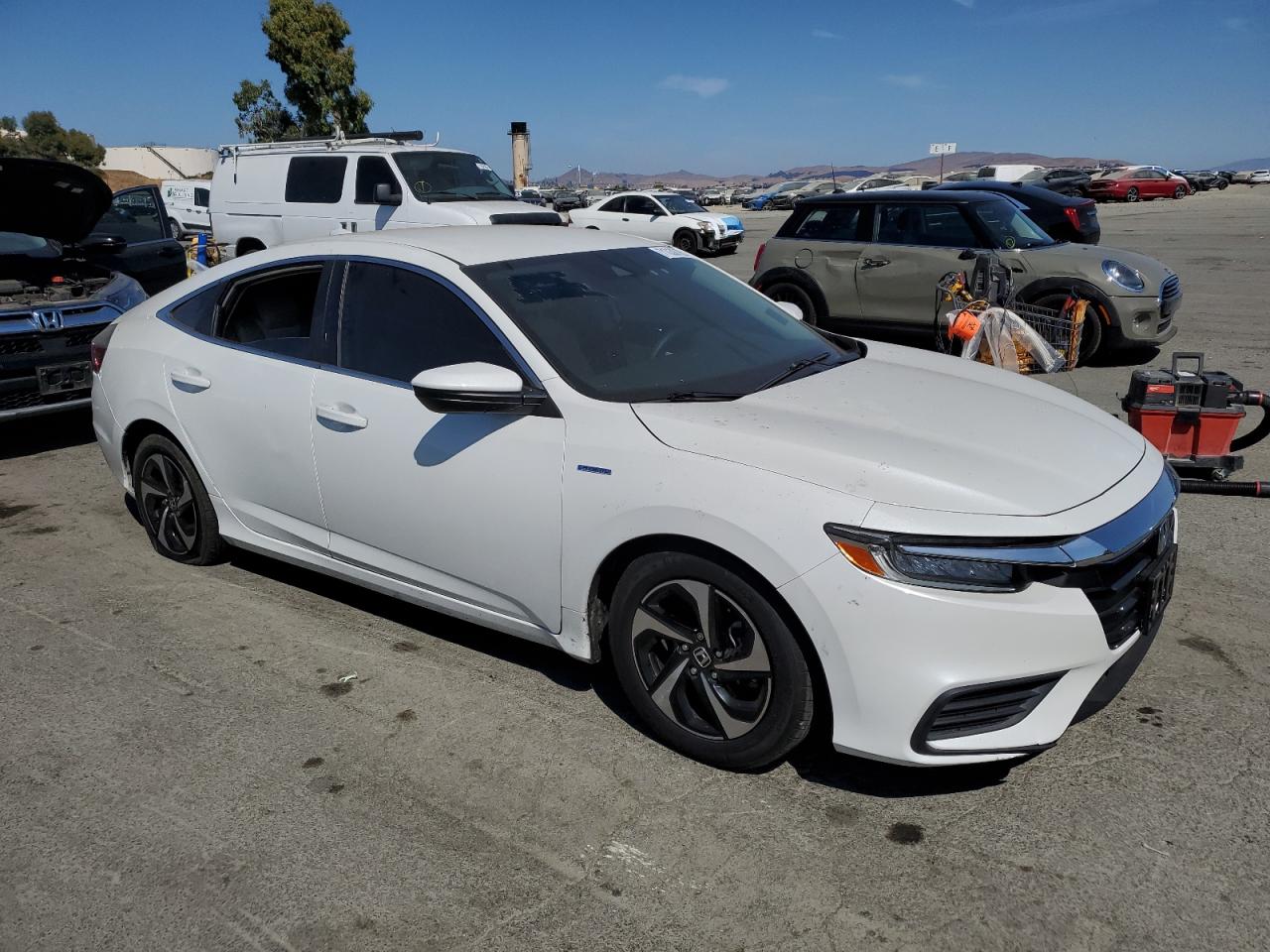 2021 Honda Insight Ex Белый vin: 19XZE4F55ME007056