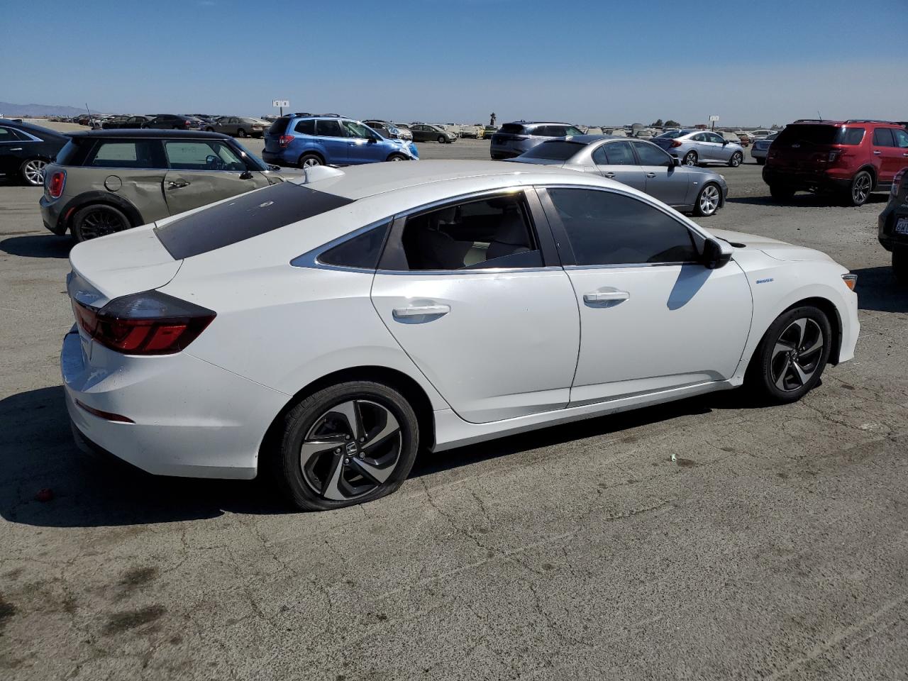 2021 Honda Insight Ex Белый vin: 19XZE4F55ME007056