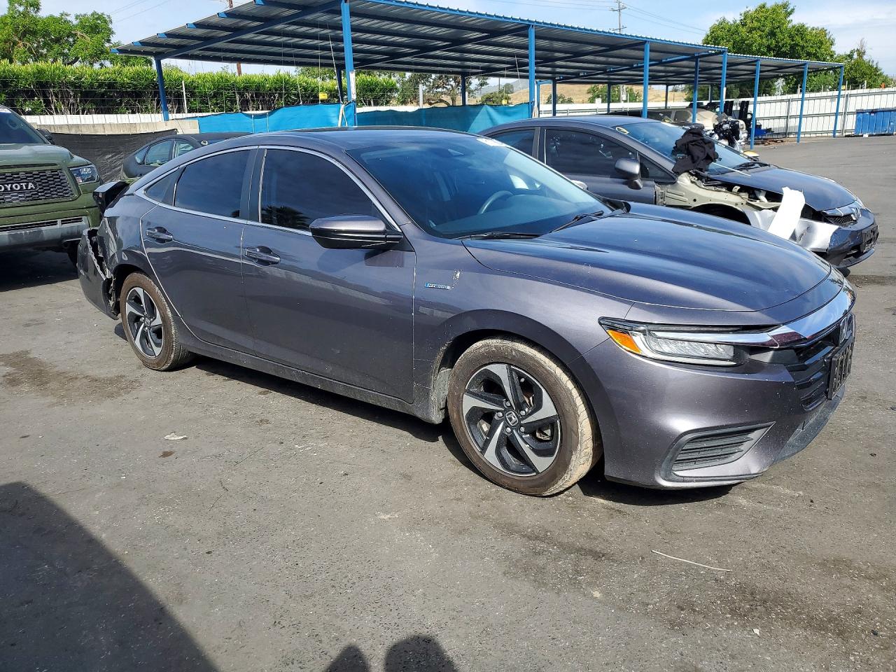 2021 Honda Insight Gray vin: 19XZE4F55ME011043