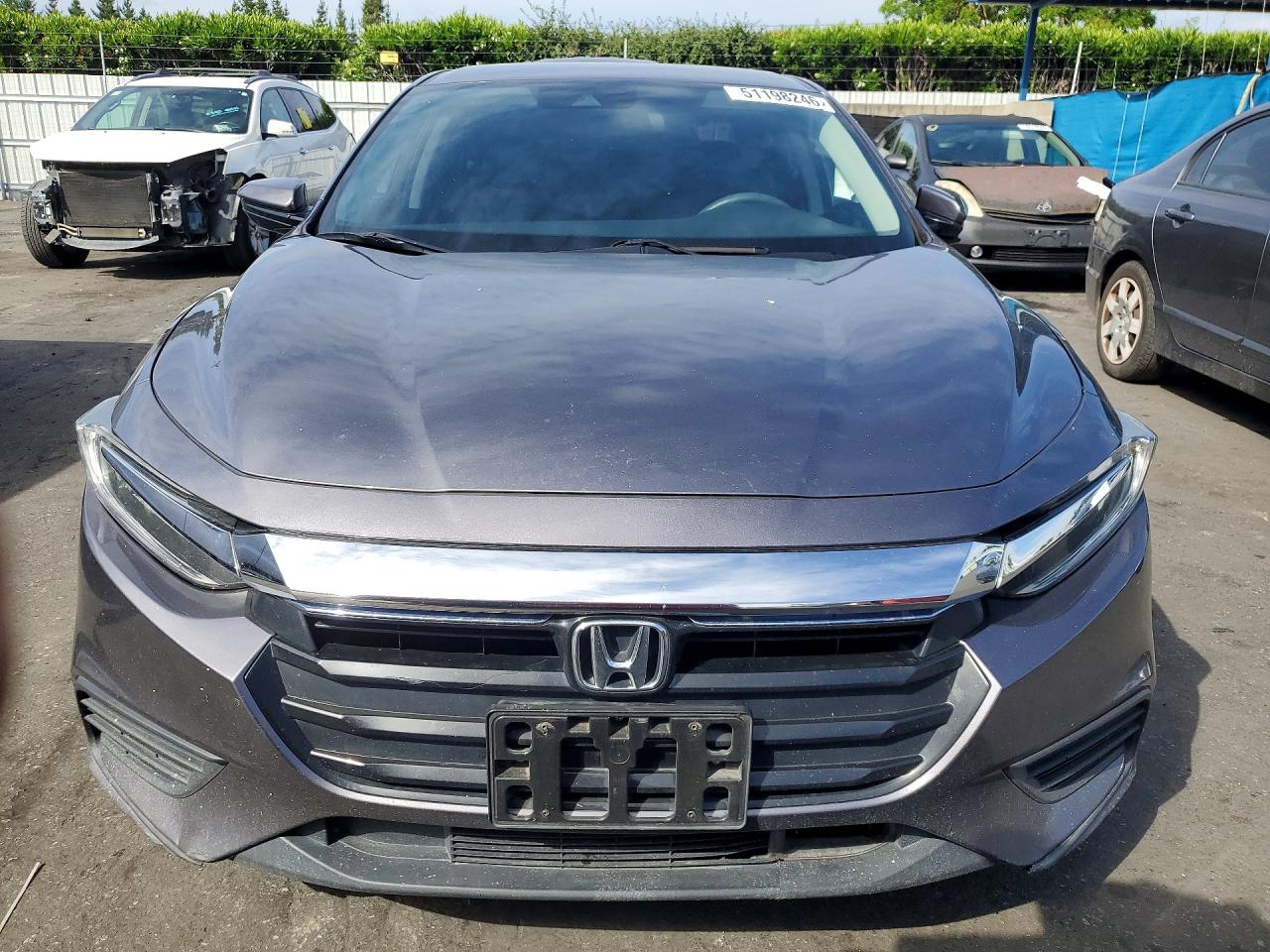 2021 Honda Insight Gray vin: 19XZE4F55ME011043