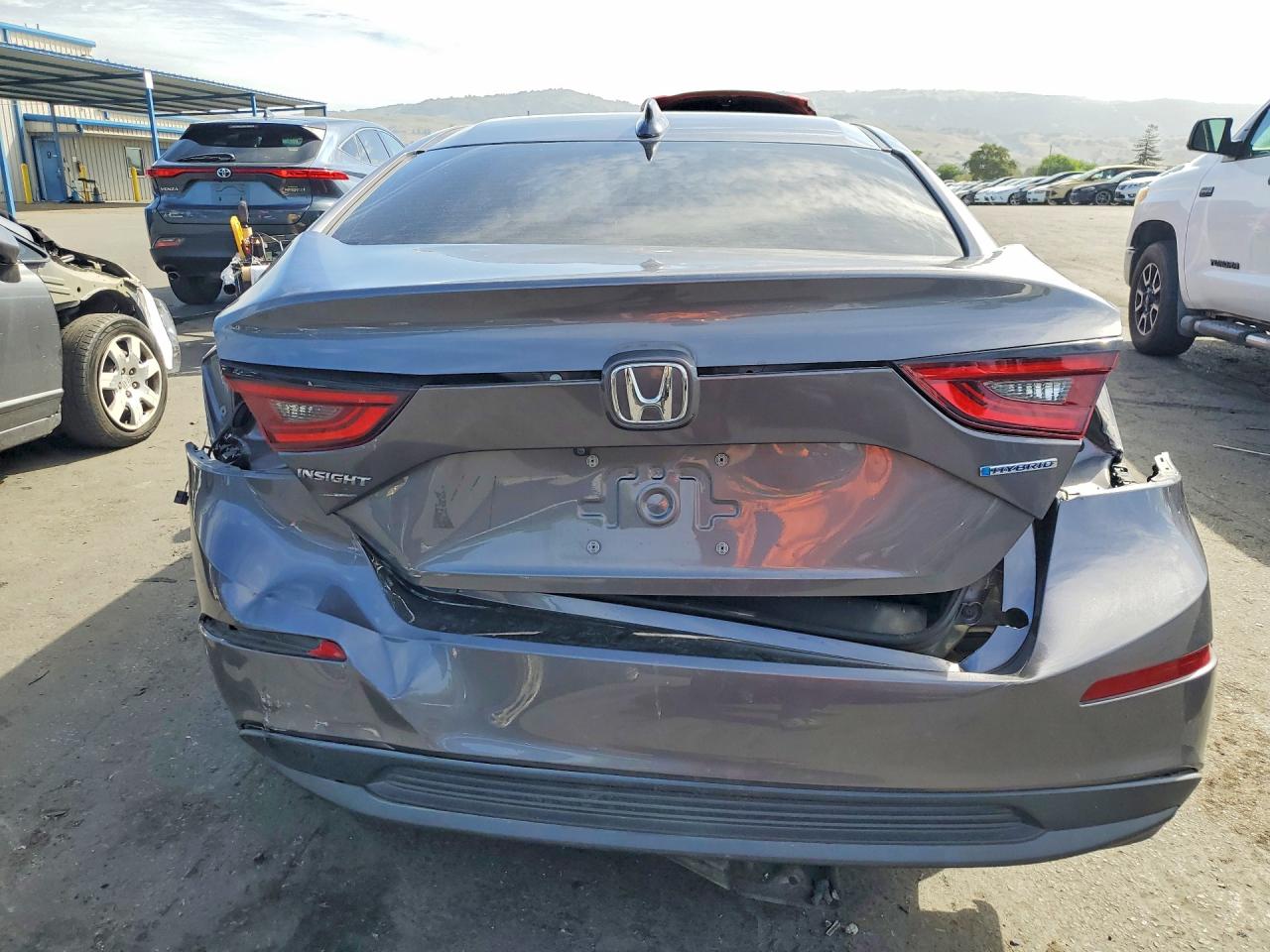 2021 Honda Insight Gray vin: 19XZE4F55ME011043