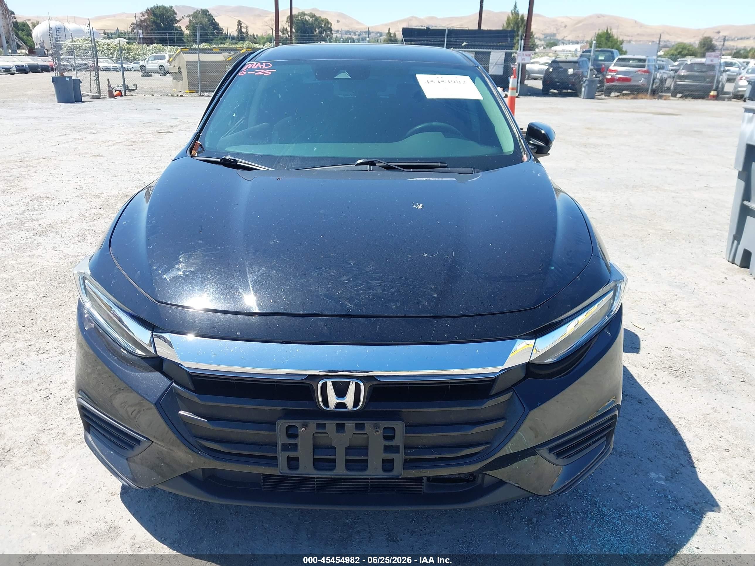 2019 Honda Insight Ex Черный vin: 19XZE4F56KE010674