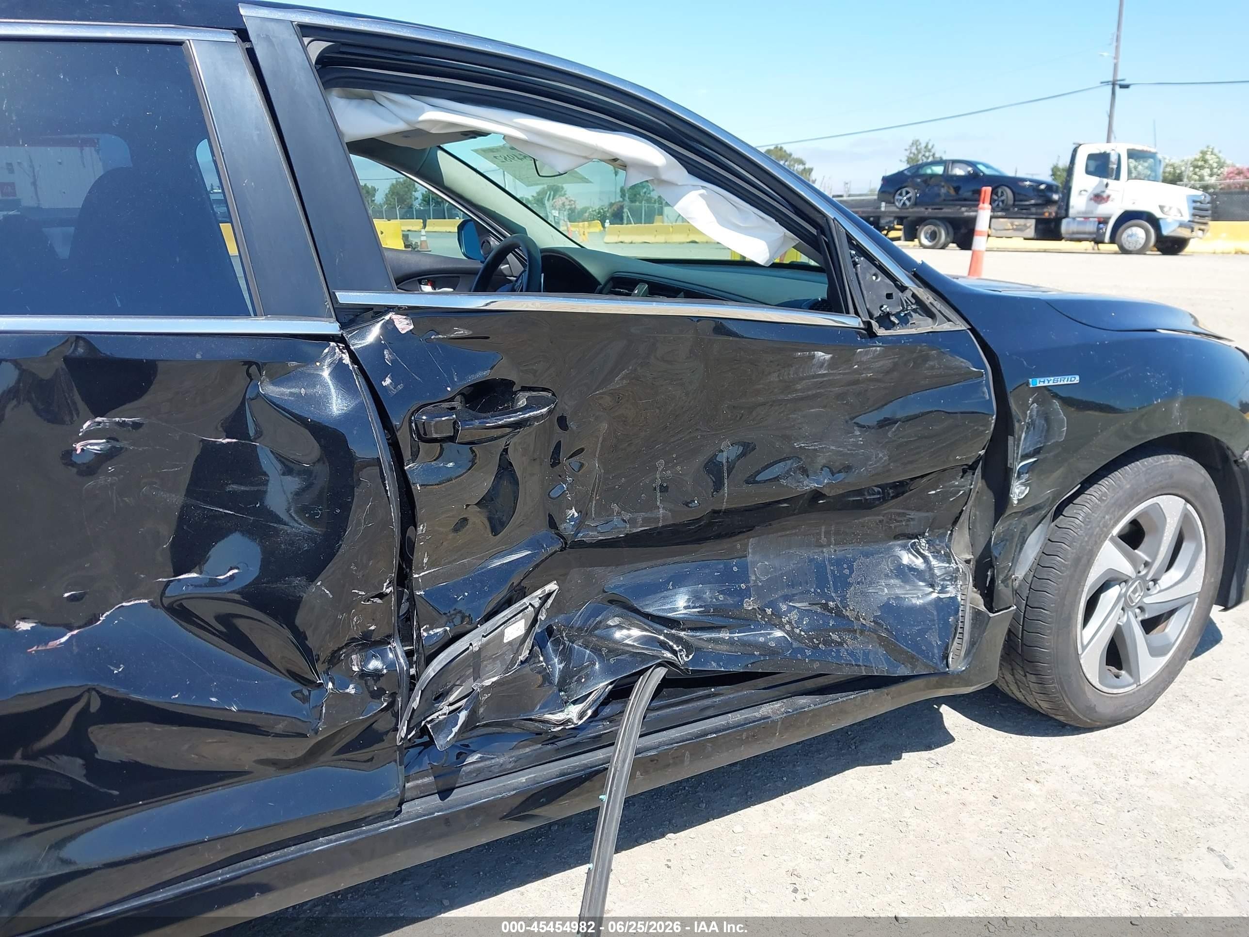 2019 Honda Insight Ex Черный vin: 19XZE4F56KE010674