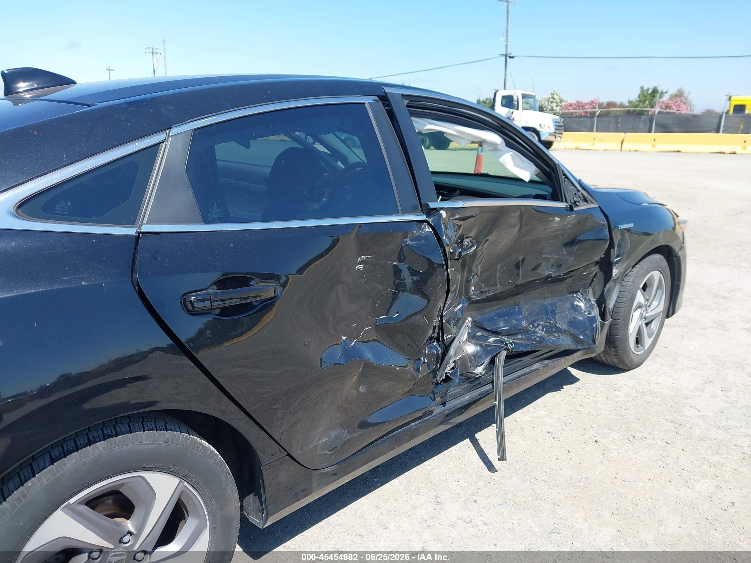 2019 Honda Insight Ex Черный vin: 19XZE4F56KE010674