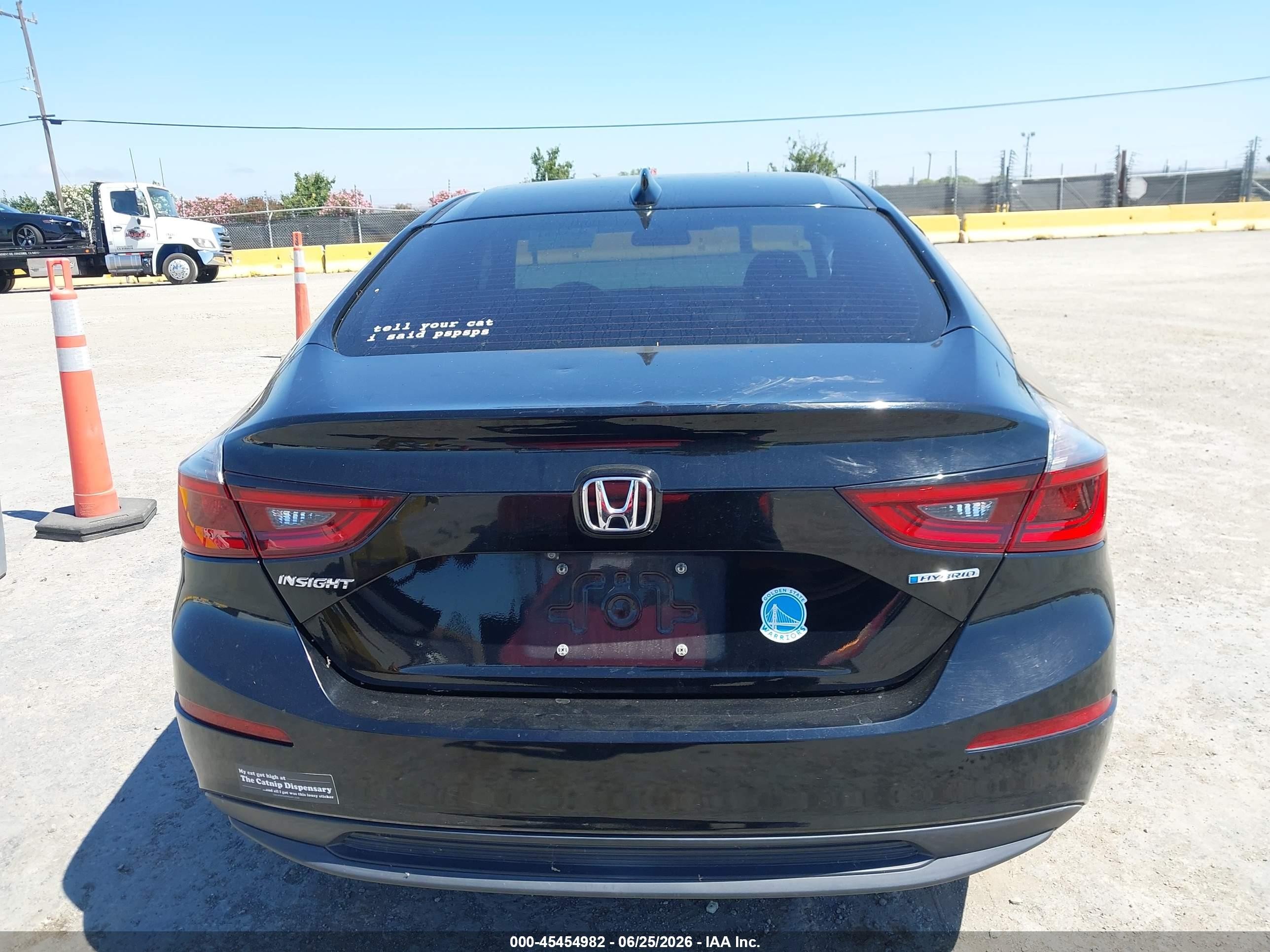 2019 Honda Insight Ex Черный vin: 19XZE4F56KE010674